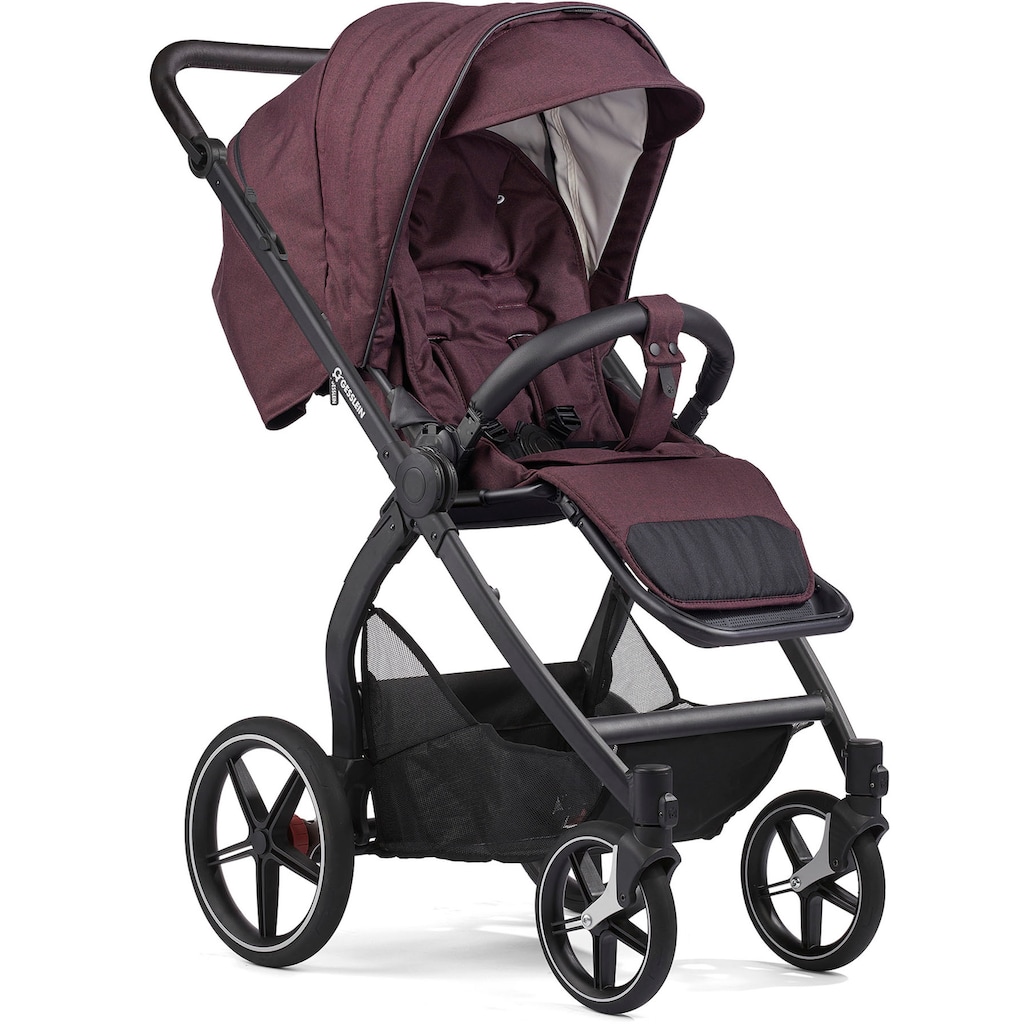 Gesslein Kombi-Kinderwagen »FX4 Soft+ mit Aufsatz Swing schwarz, beere«