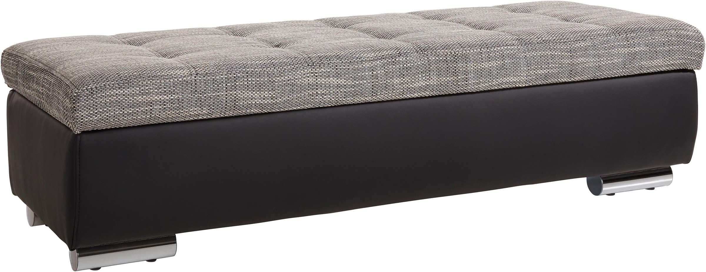 DOMO collection Hocker »Treviso XXL: B/T/H: 161/60/41 cm«, mit Stauraum, auch in Cord, passend zur Serie, moderne Steppung