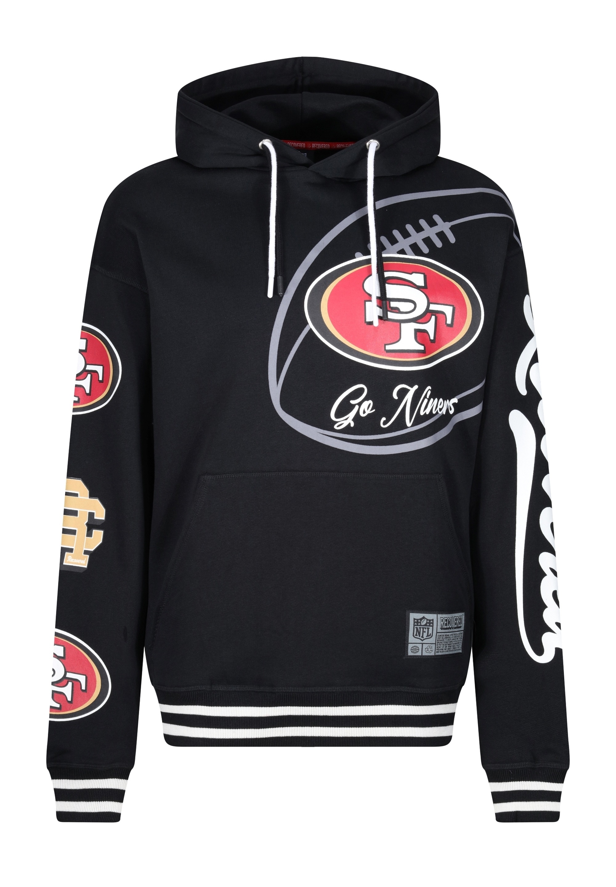Recovered Kapuzensweatshirt »NFL 49ERS Go Niner«, mit klassischem Print