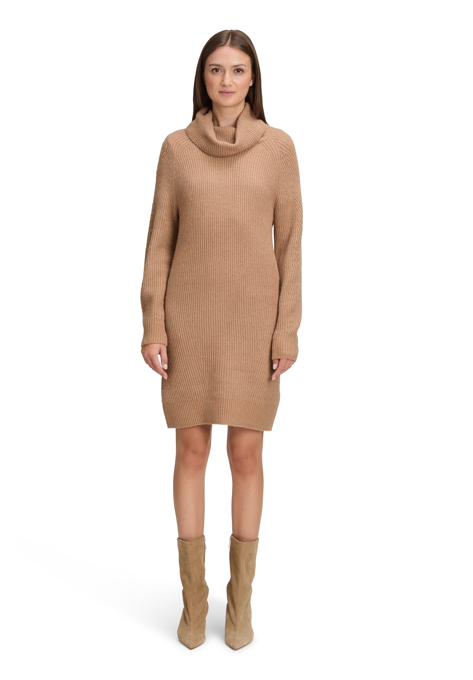 Betty&Co Strickkleid »Betty & Co Damen Strickkleid mit hohem Kragen«