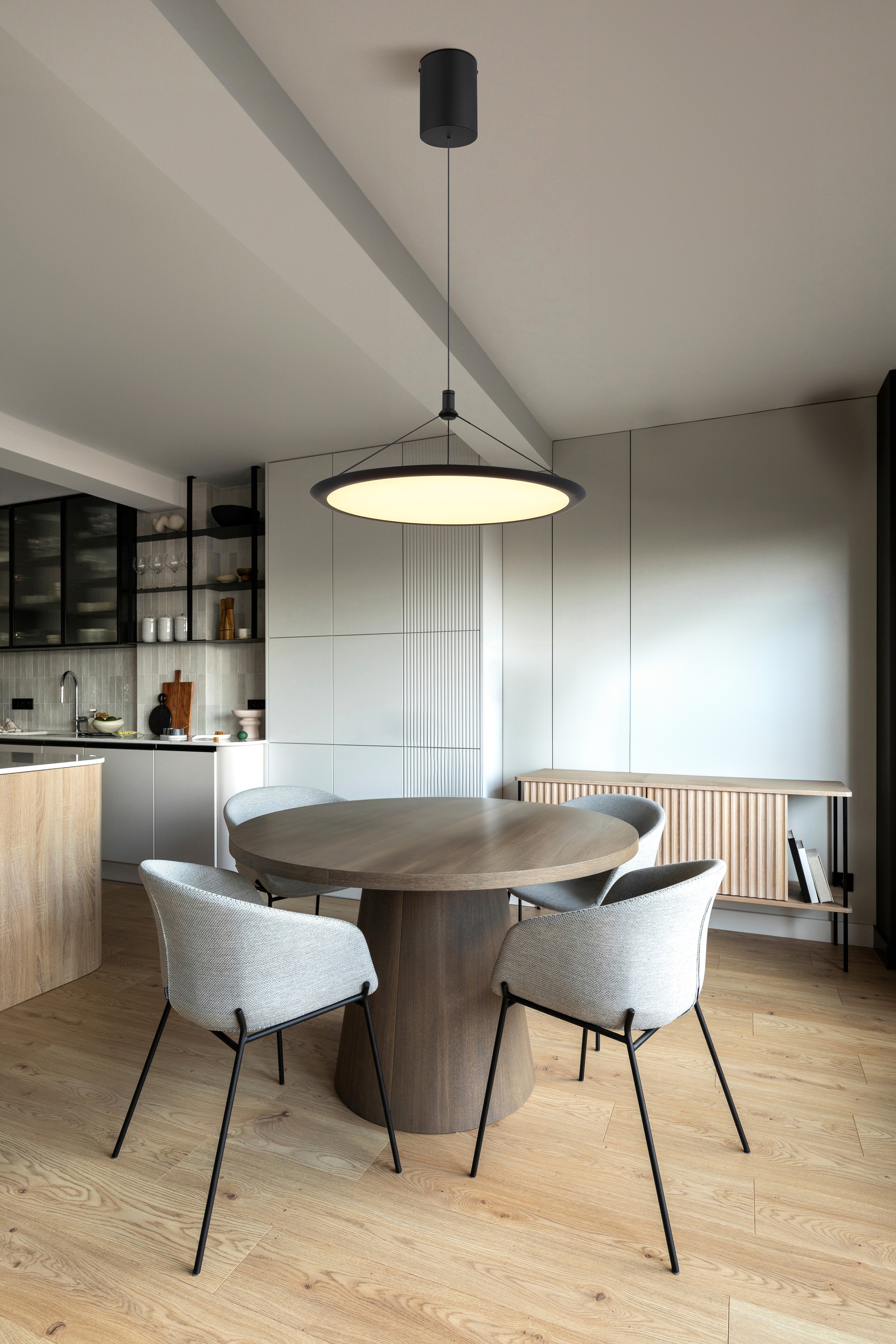 GLOBO LIGHTING LED Pendelleuchte »SUNA«, Leuchtmittel LED-Modul | LED fest integriert, Hängelampe/Hängeleuchte/Wohnzimmer/Esstisch/elegant