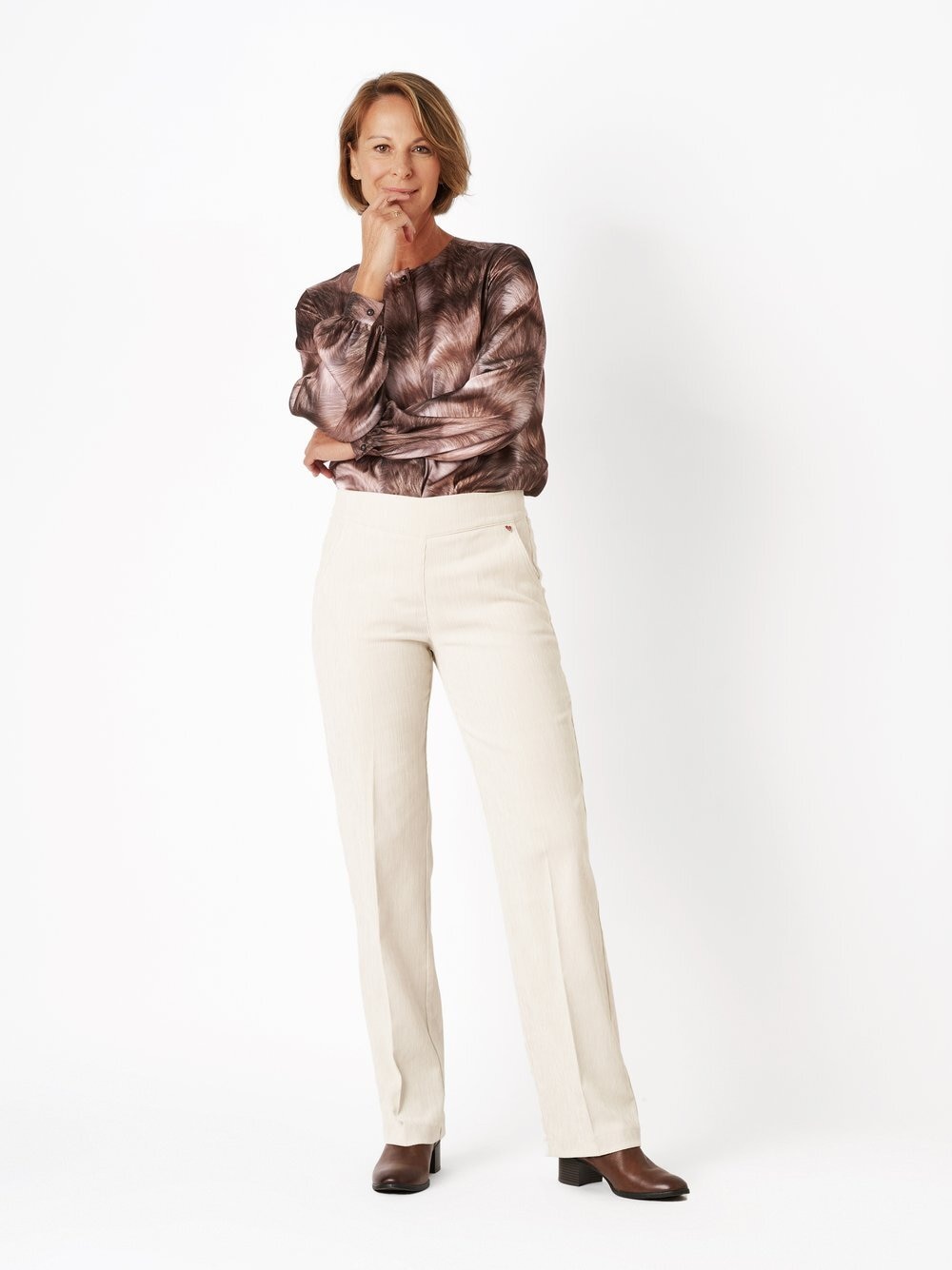 Relaxed Palazzohose »Scarlet«  aus warmem Cord