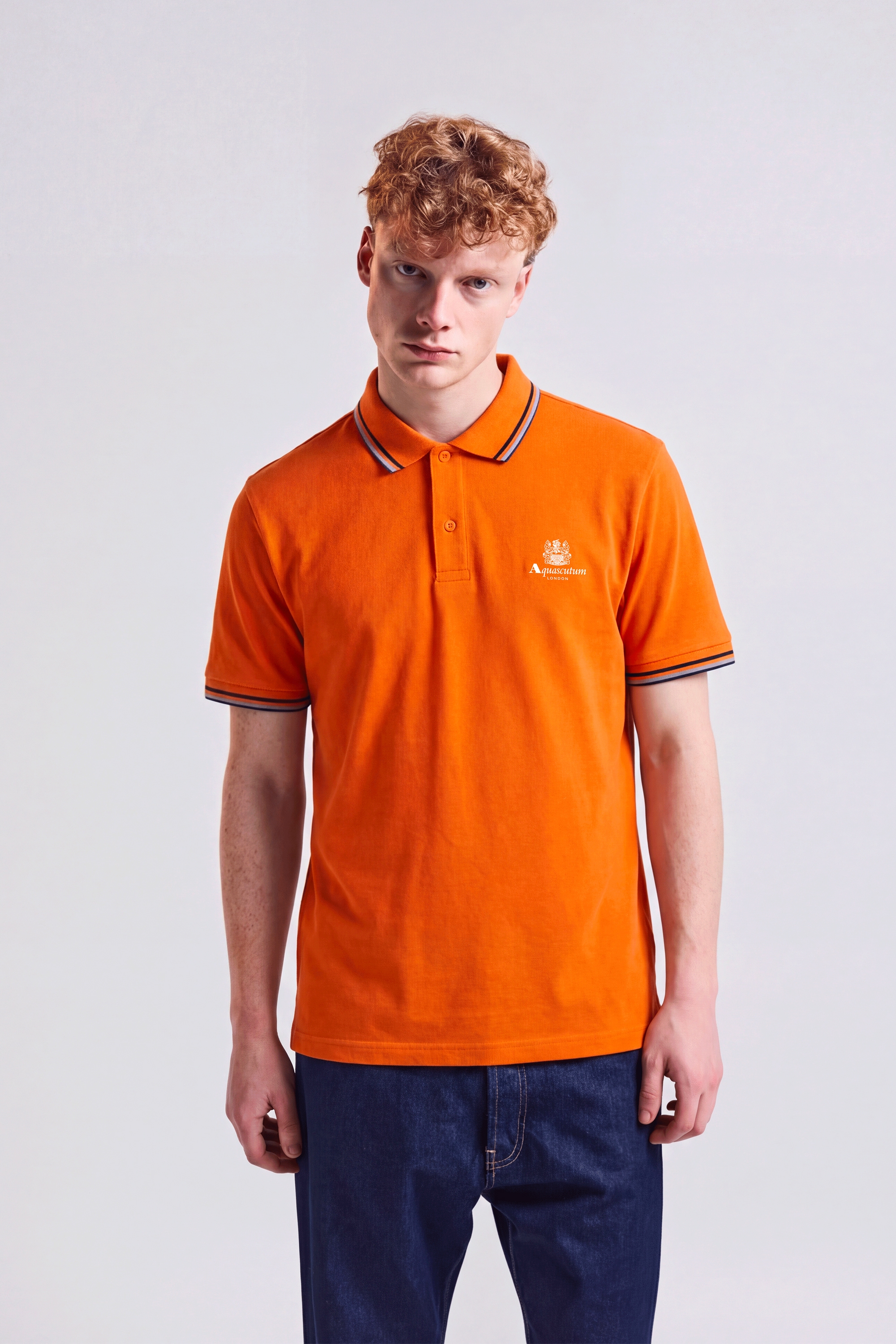 Aquascutum Active Poloshirt »ACTIVE COTTON POLO Herren« Poloshirt Herren, leichtes Kurzarmshirt, Polohemd, Outdoor, Sale