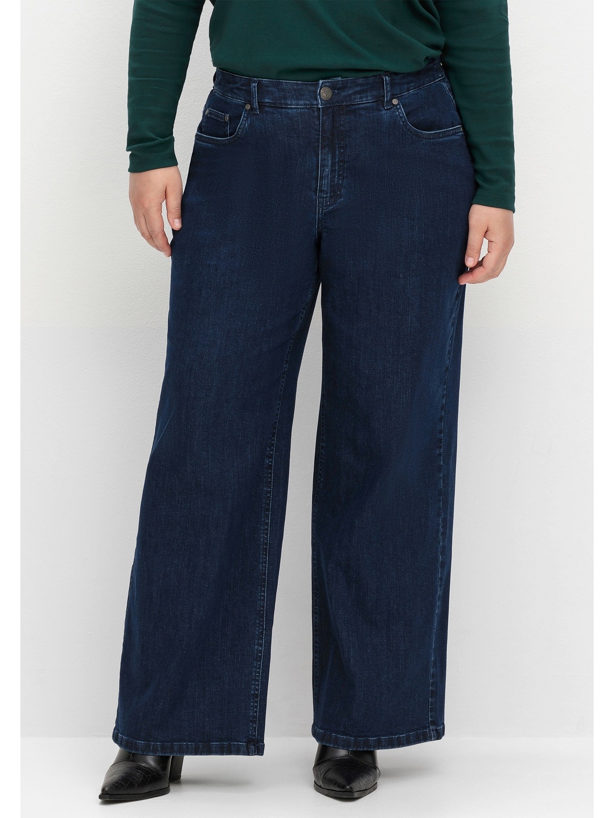 Thumbnail - Sheego Stretch-Jeans "Große Größen", High-Waist, im Curvy-Schnitt ELLA
