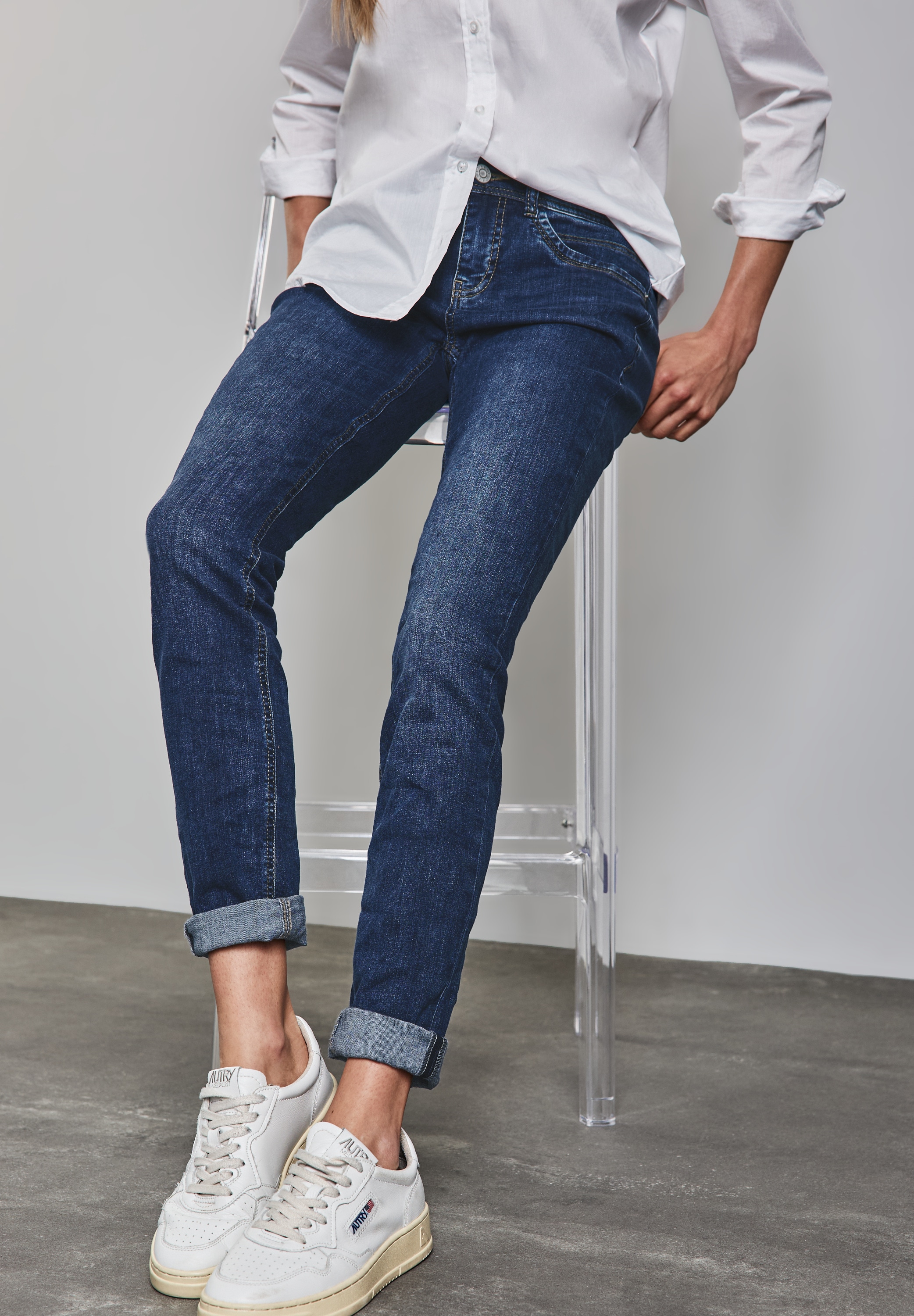 STREET ONE Comfort-fit-Jeans Middle Waist