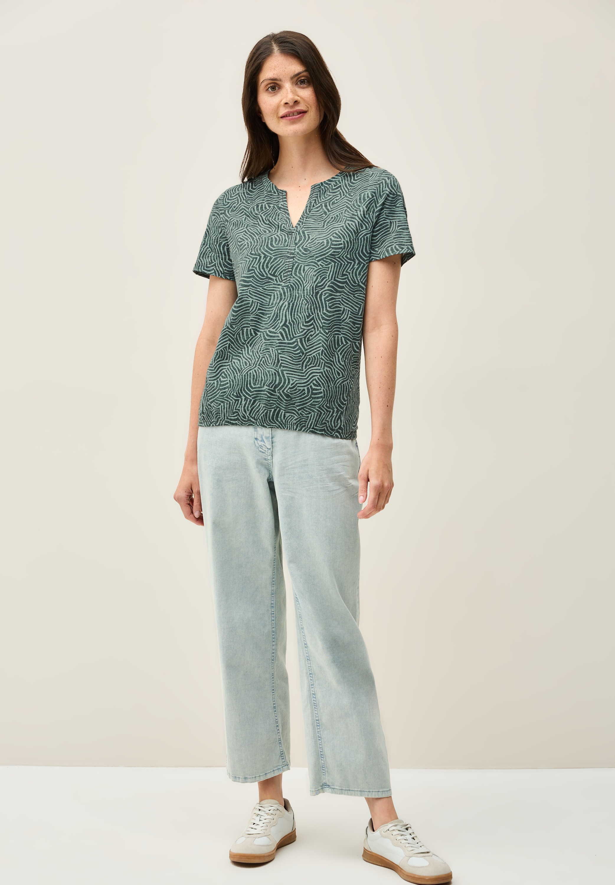 Cecil T-Shirt, aus reiner Baumwolle