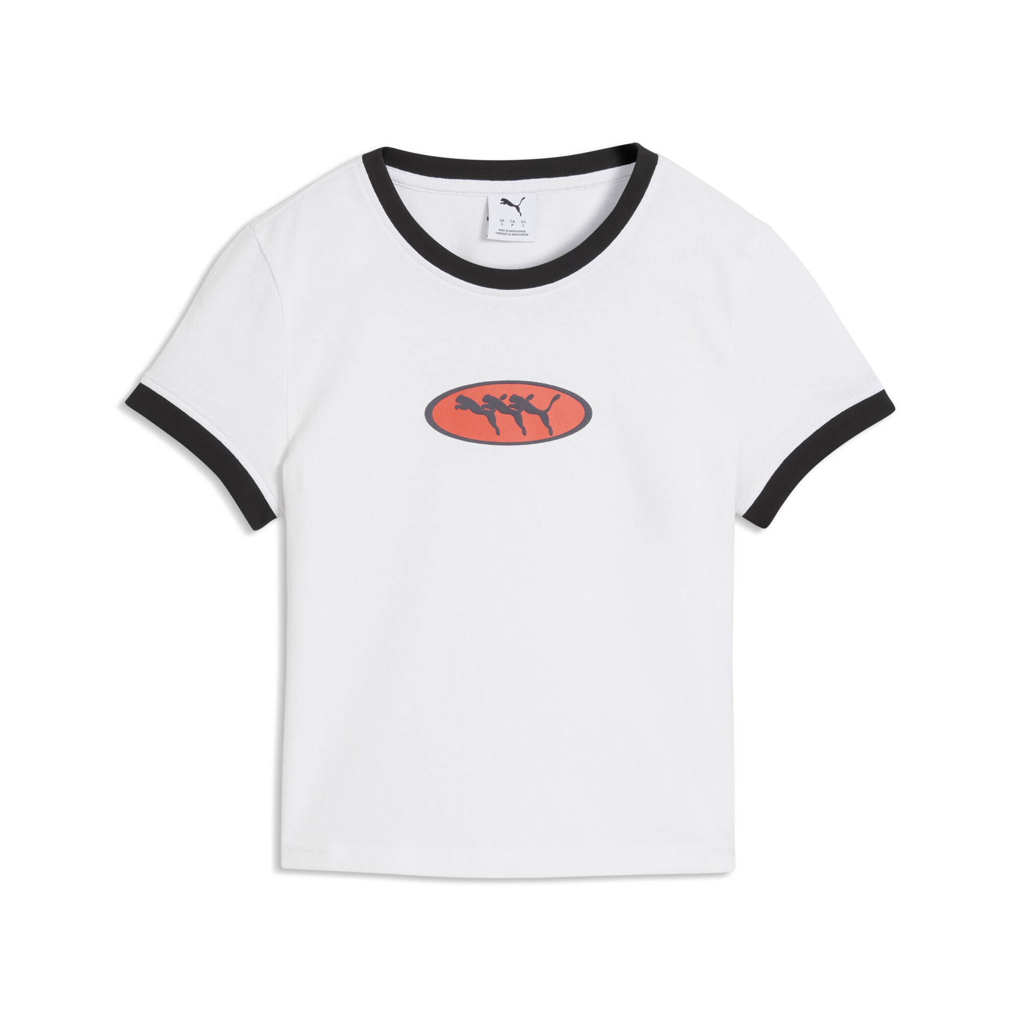 PUMA T-Shirt "FUTURE.PUMA.ARCHIVE Slim Graphic Ringer T-Shirt Damen"