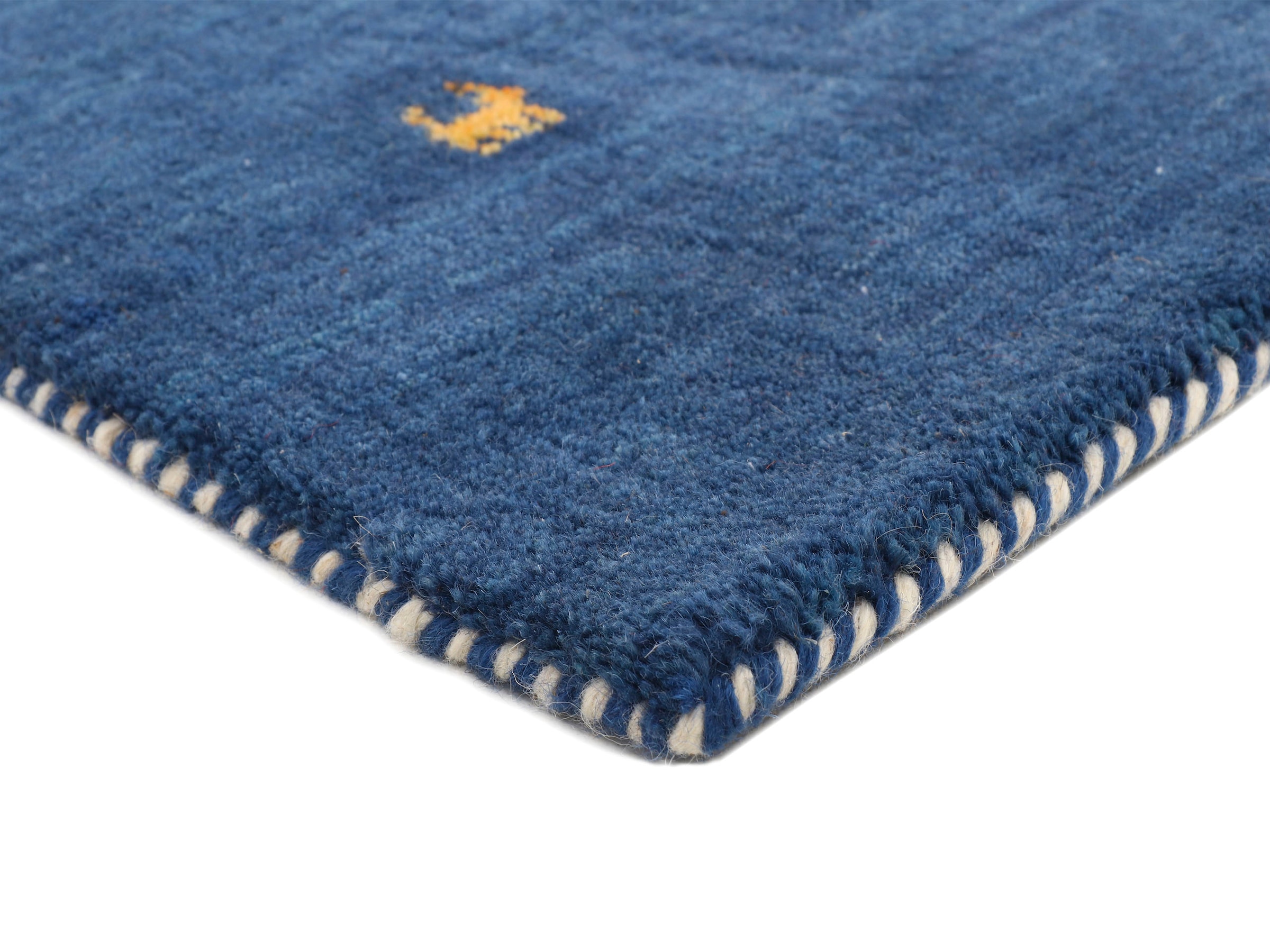 carpetfine Wollteppich »Gabbeh Uni, auch als Läufer erhältlich«, rechteckig, 15 mm Höhe, reine Wolle, handgewebt, Gabbeh Loom Tiermotiv, große Farbauswahl