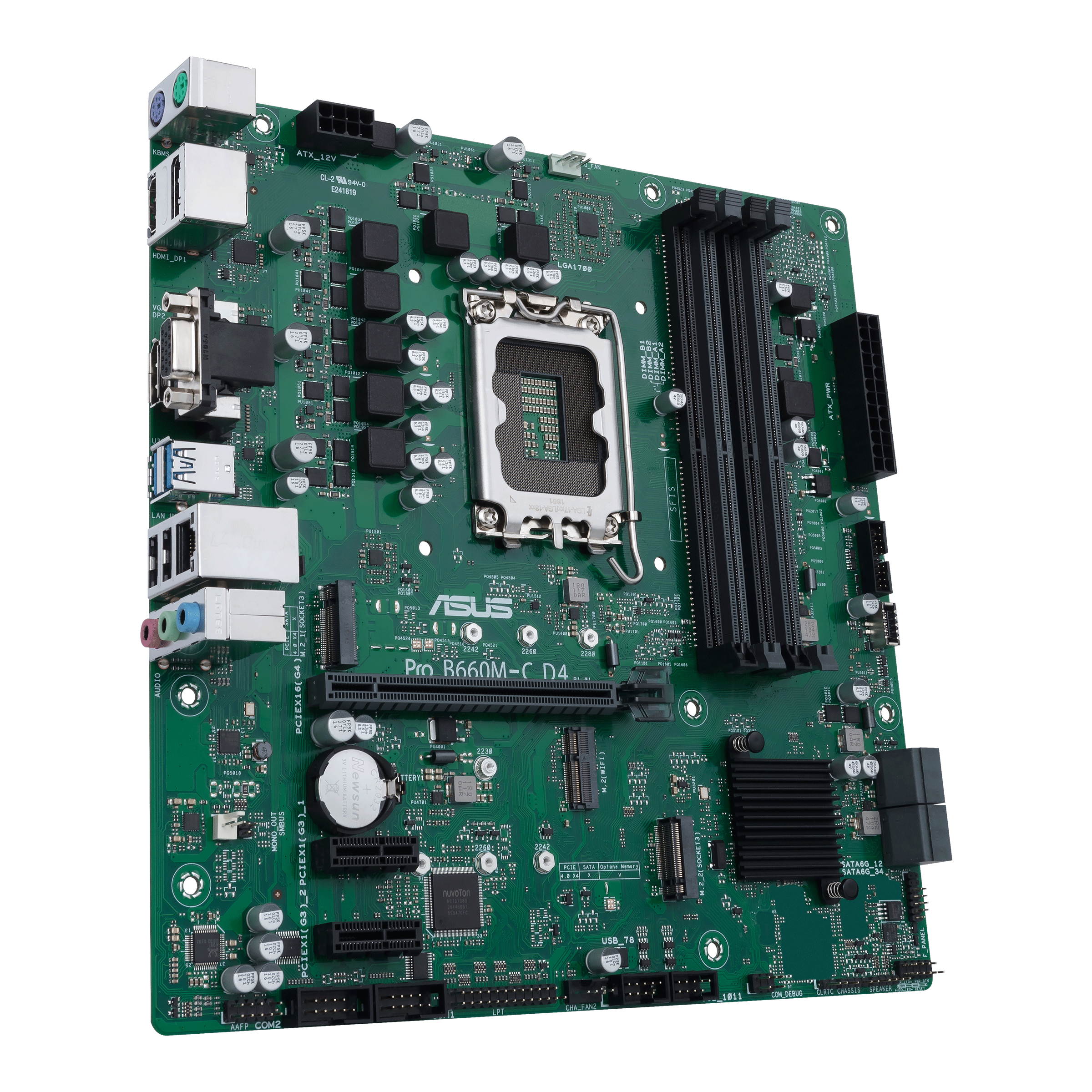 Asus Mainboard »PRO B660M-C D4-CSM«