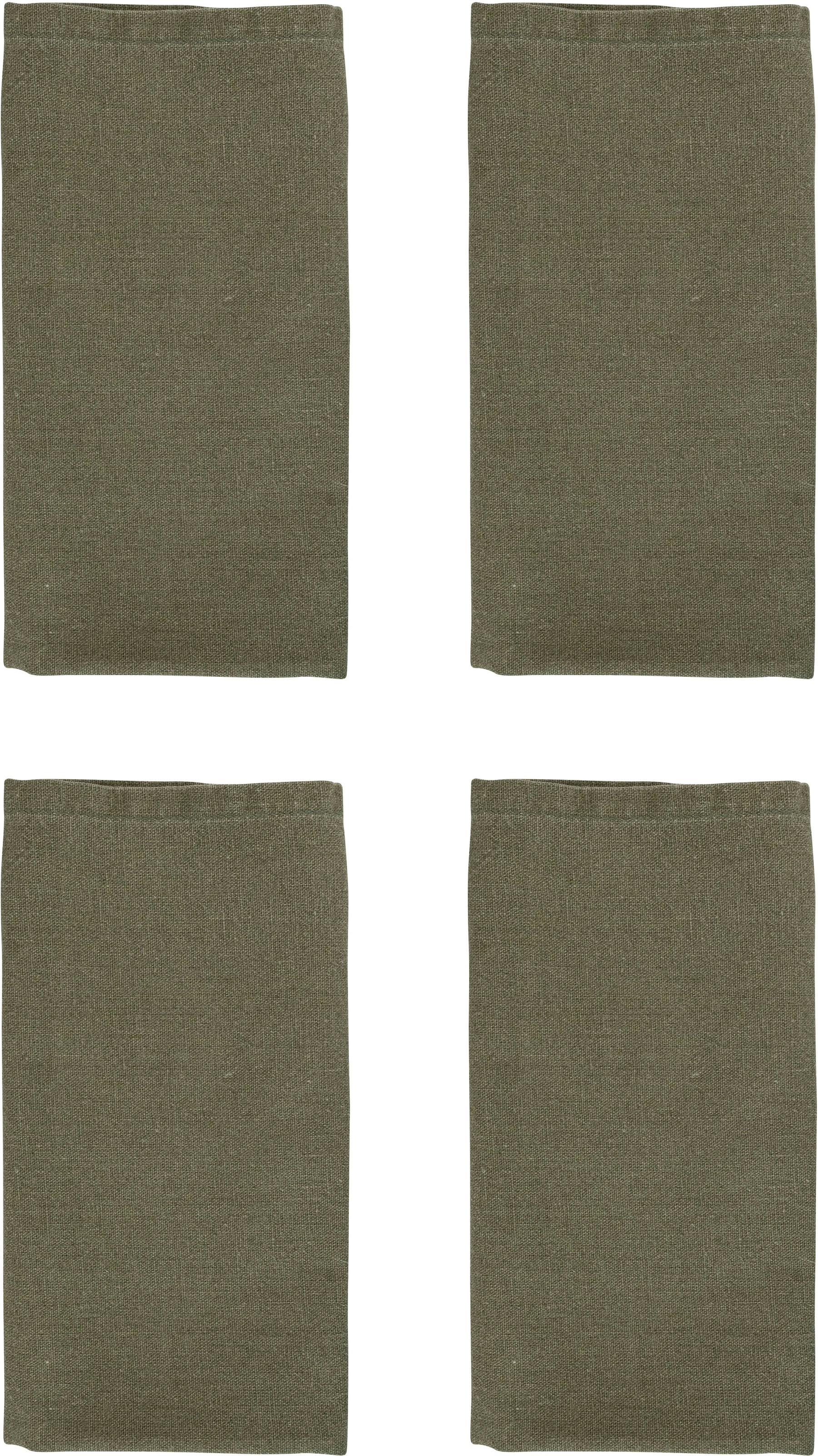 Stoffserviette »Wild Clematis, unifarben«, (Set, 4 St.), 45x45 cm
