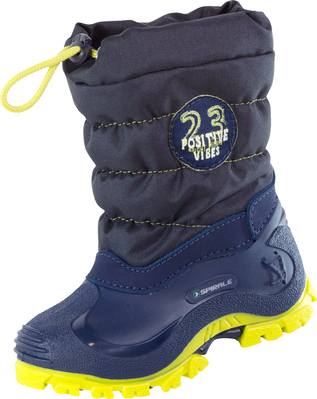Winterstiefel SPIRALE "Eric" Gr. 33, blau, 33, Obermaterial: 100% Synthetik synthetic., Schuhe, Winterstiefel