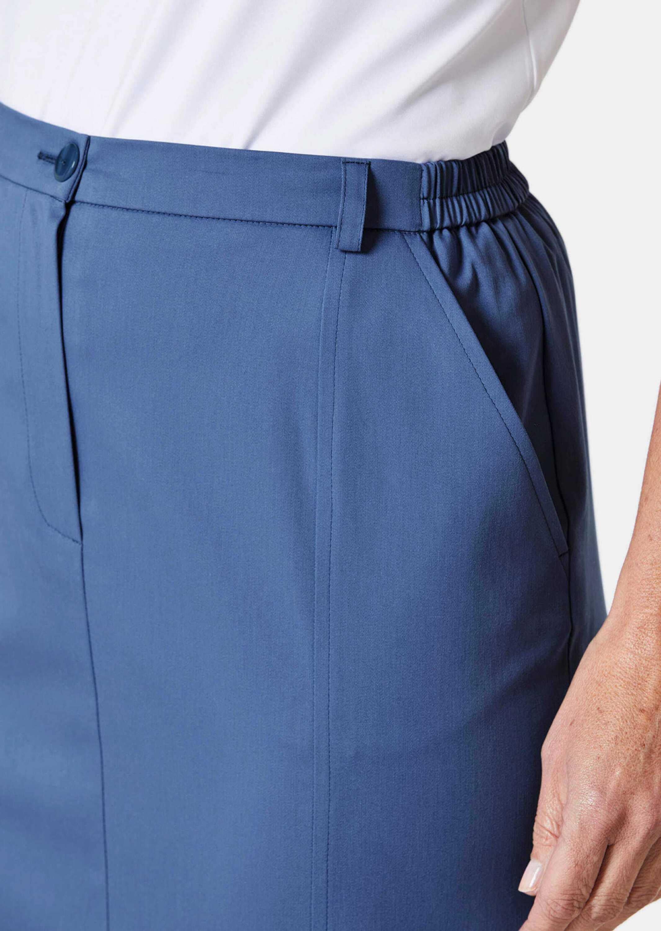 GOLDNER Midirock »Satinrock Sportlich eleganter Satinrock«