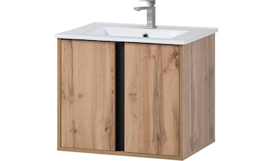 Waschtisch »Dex«, Badschrank, Badmöbel inkl. Waschbecken, 60 cm Breite