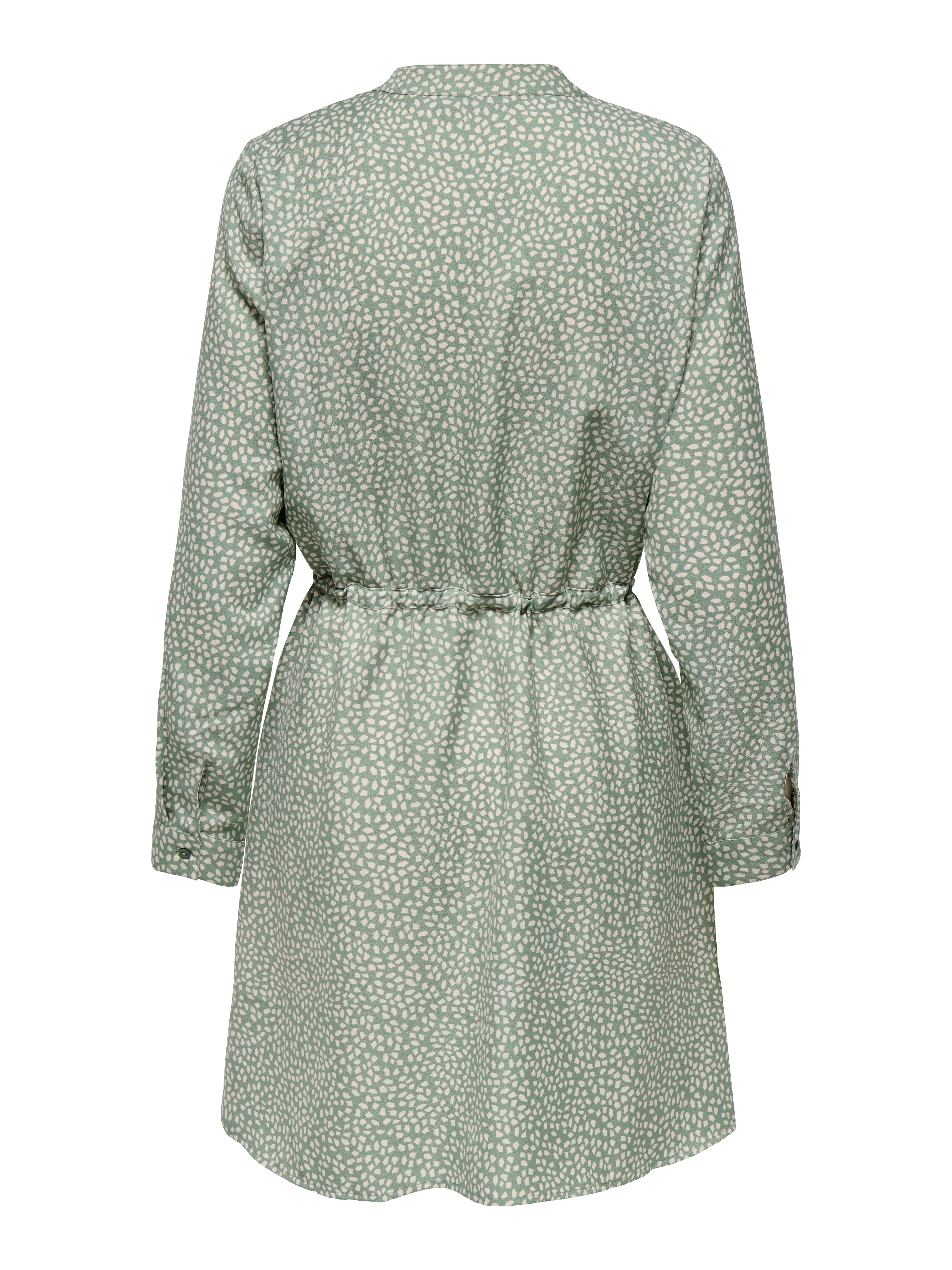 Thumbnail - ONLY Druckkleid "ONLCORY LIFE L/S V-NECK TUNIC WVN NOOS" Sommerkleid mit Taillengürtel