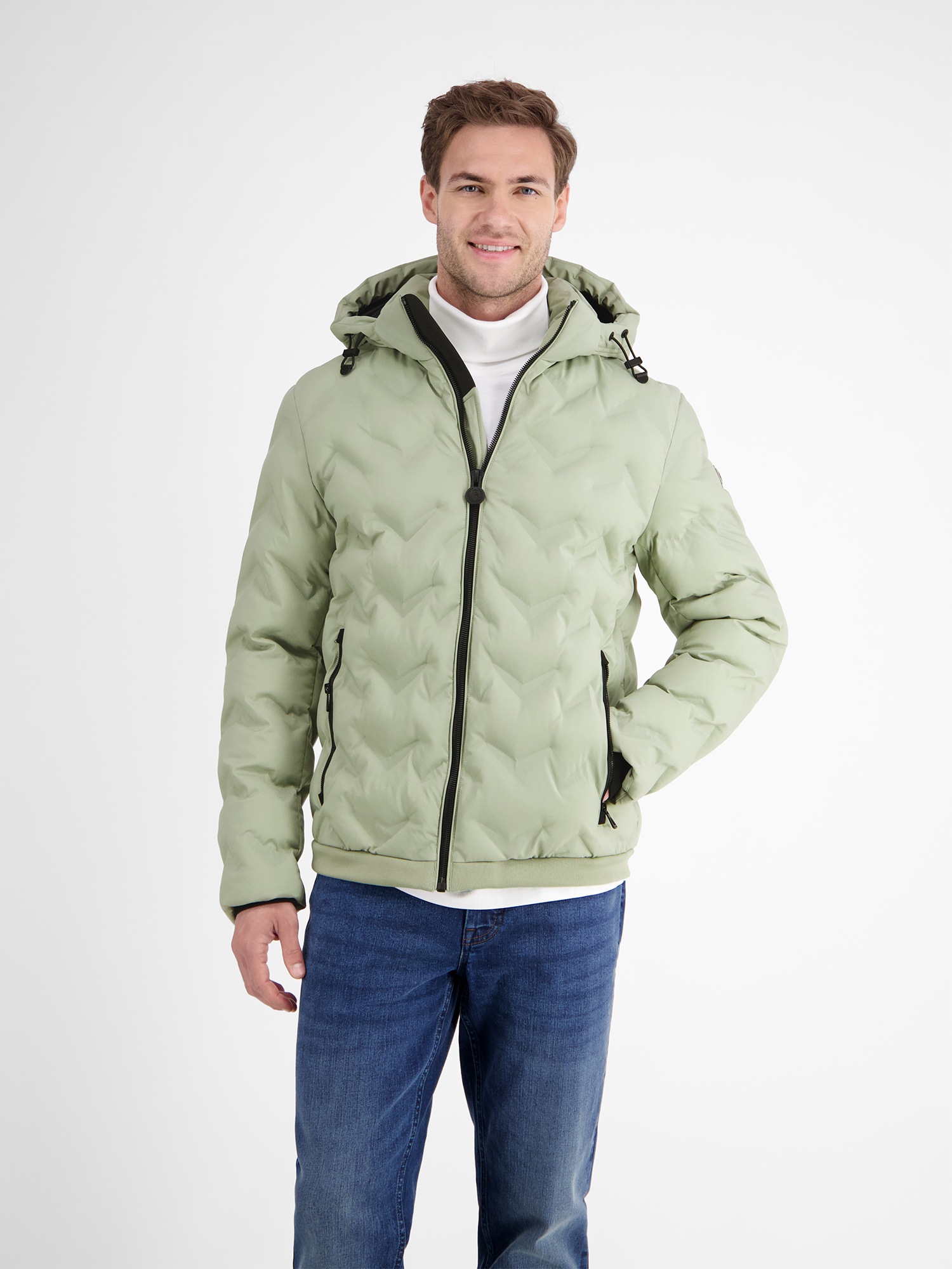 LERROS Veste Matelassée Homme Bleached Olive XXL 3