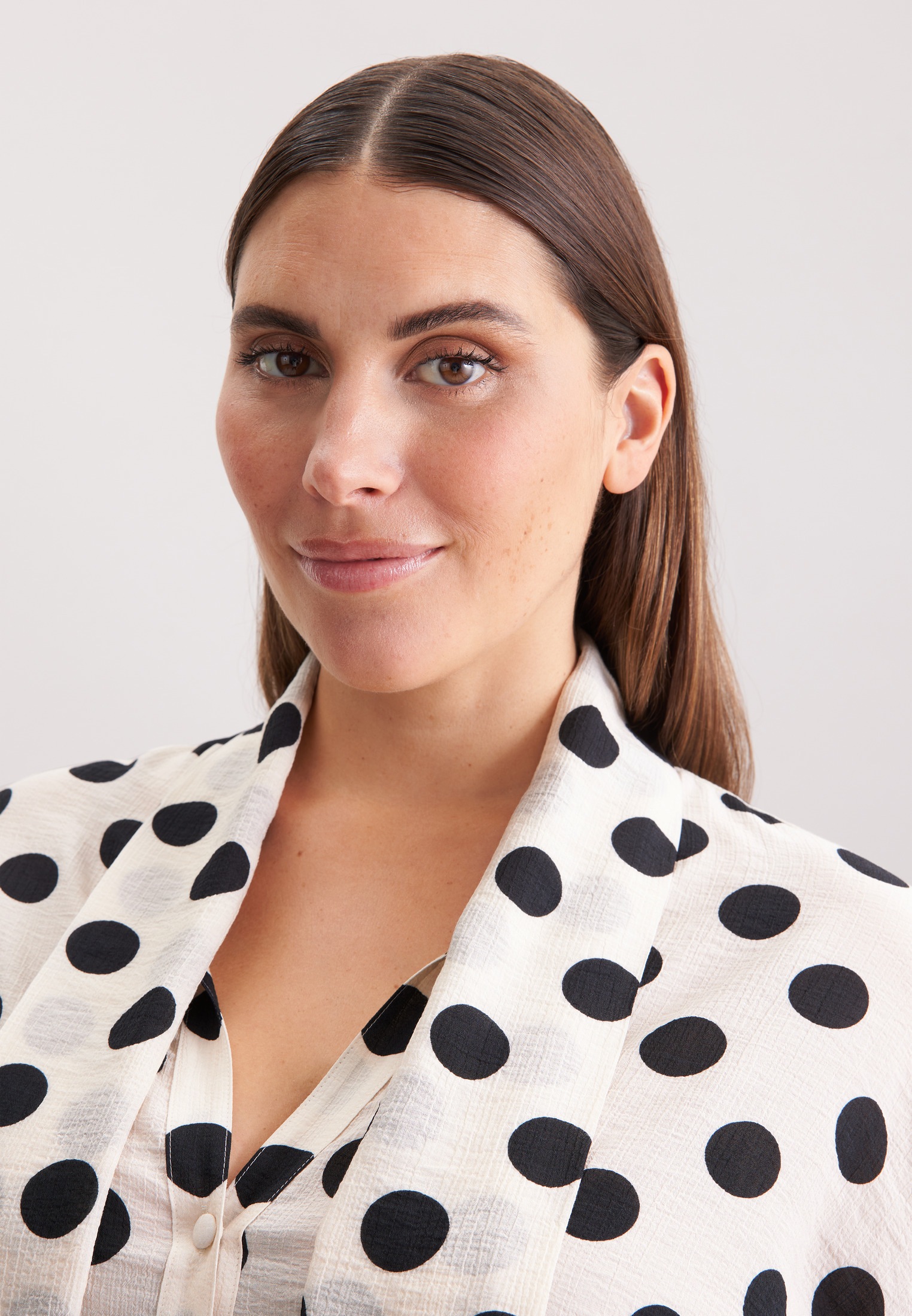 seidensticker Rüschenbluse "Schwarze Rose" 1/1 Druck günstig online kaufen