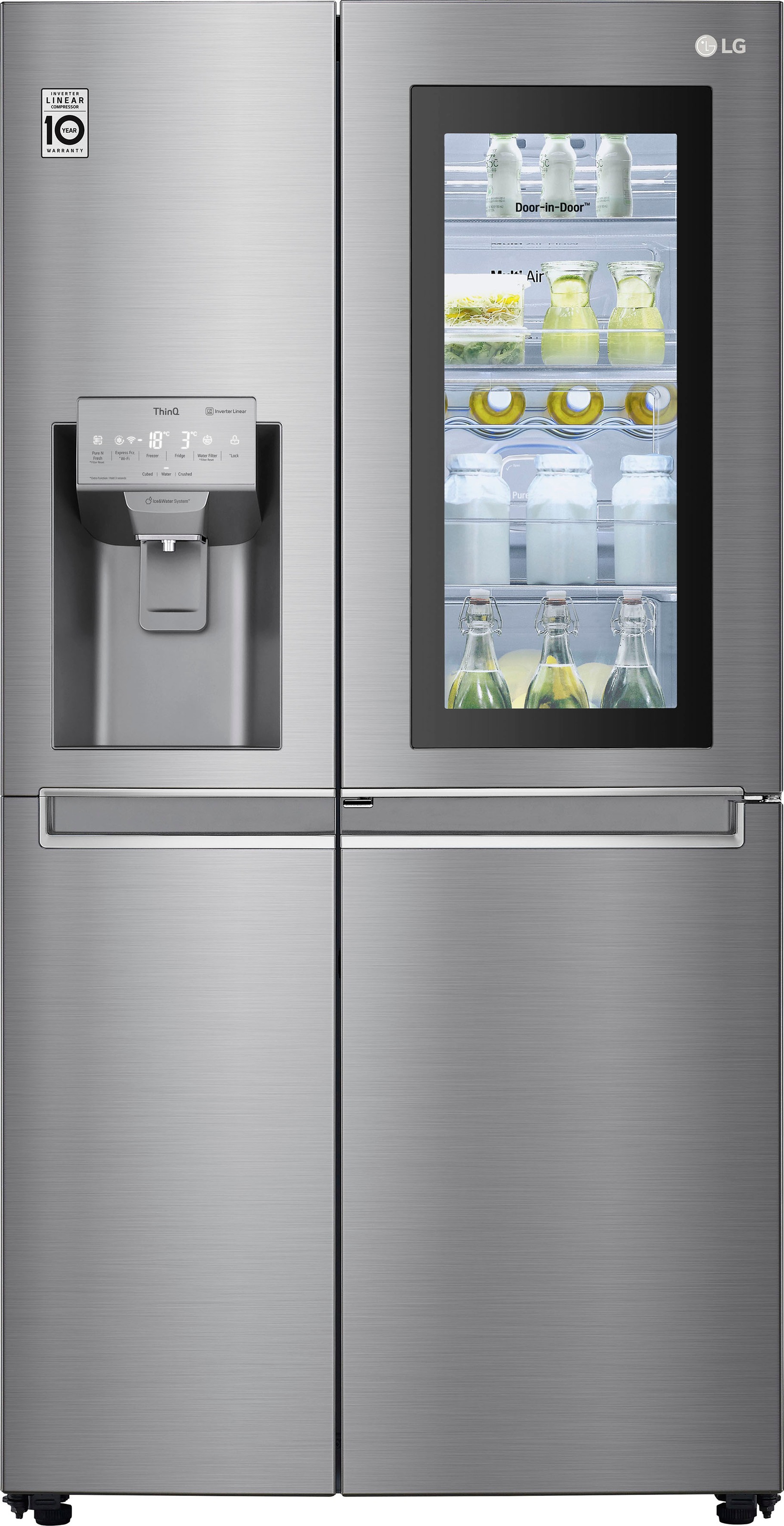 Lg Side By Side Gsi961pzaz Instaview Door In Door Auf Raten Baur