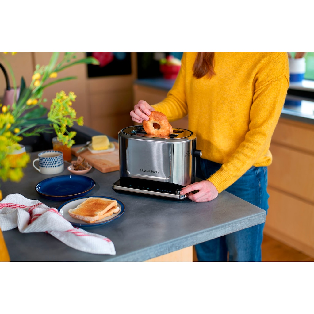 RUSSELL HOBBS Toaster »Attentiv 26210-56«, 2 lange Schlitze, für 2 Scheiben, 1640 W