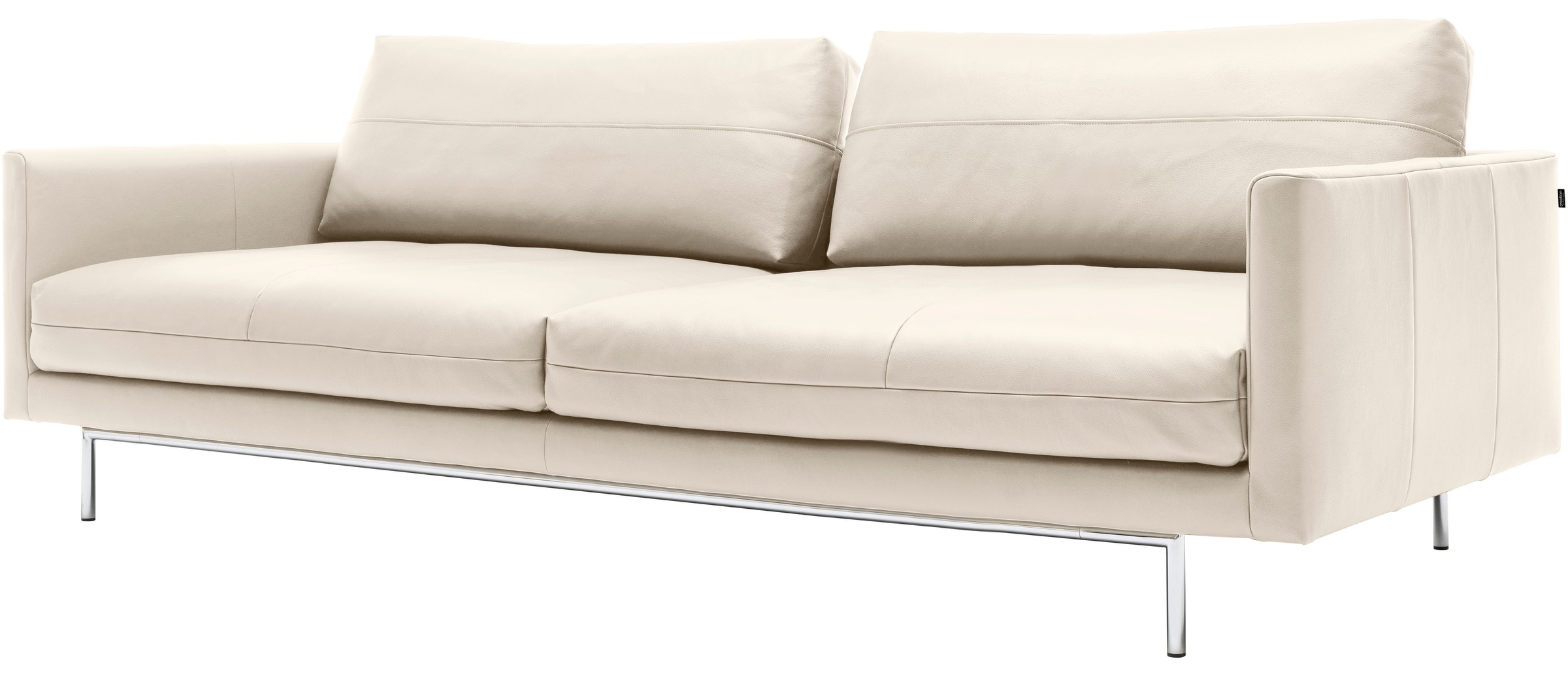 Creation BY ROLF BENZ 3,5-Sitzer »CR.414, Designsofa, edles Sofa, Loungesofa, Ledersofa, klares Design«, aus Leder oder Chenille, erstklassiger Sitzkomfort, legere Polsterung