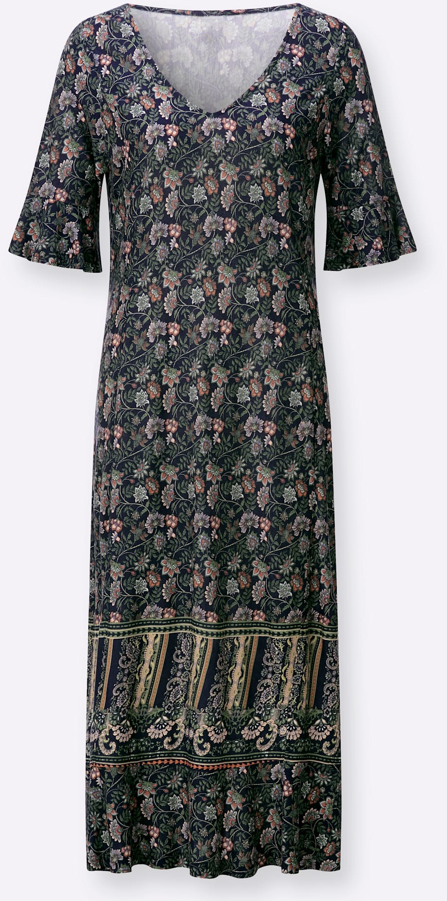 Inspirationen Jersey Dress Multicolor Size 40 3