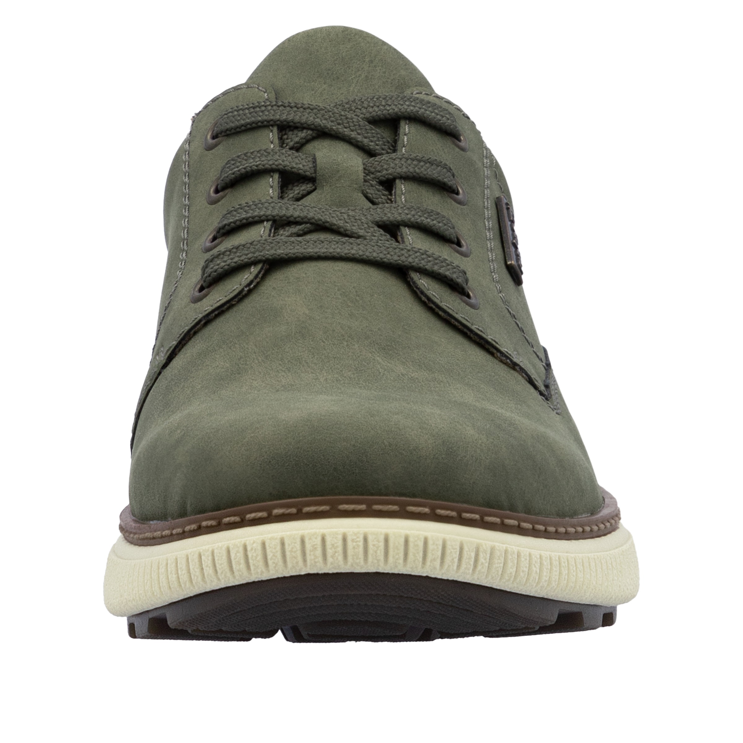 Rieker Sneaker, Halbschuh, Schnürschuh, Casual Sneaker mit weichem Schaftrand, TEX