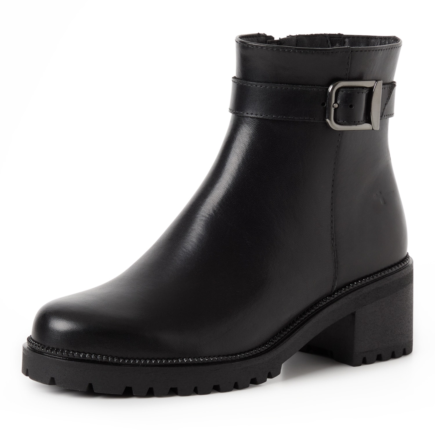 Tamaris Blockabsatz, Basic-Boots mit klassischer Zierschnalle