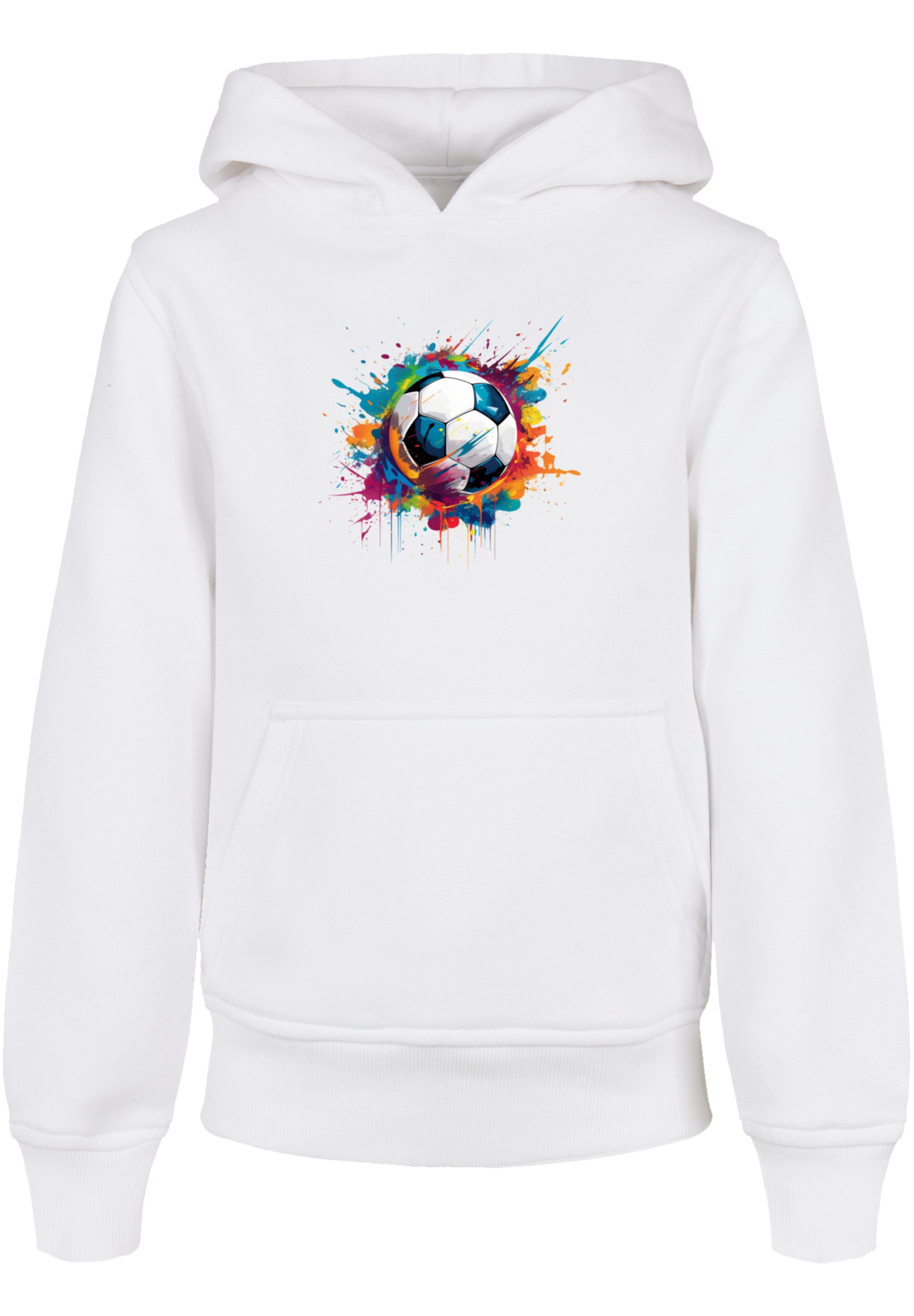 F4NT4STIC Kapuzenpullover »Fußball Bunt Splash«, Premium Qualität