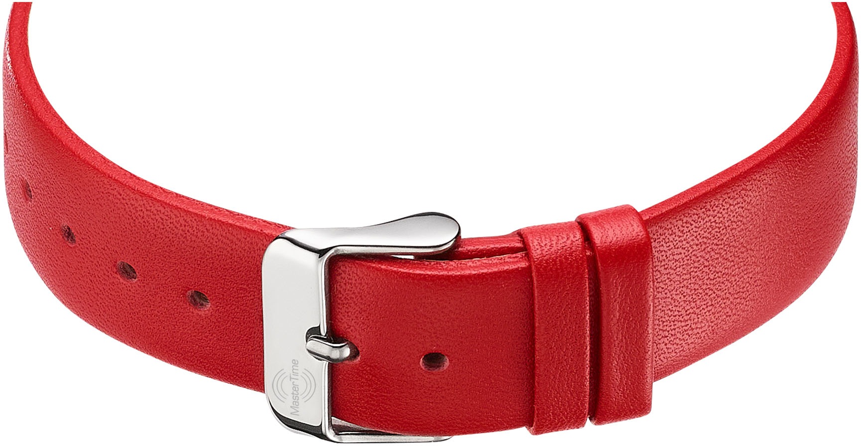MASTER TIME Funkuhr, Quarzuhr, Armbanduhr, Herrenuhr, Lederarmband, analog, digital