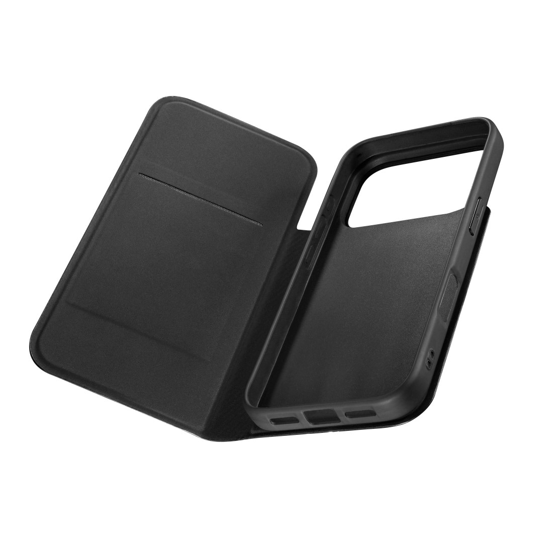 BLACKROCK Smartphone-Mappe »Handytasche mit Kartenfach für Apple iPhone 17 Pro 18 Pro« Smartphones Kartenfach, Magnetverschluss, Kameraschutz, Anti-Rutsch-Oberfläche