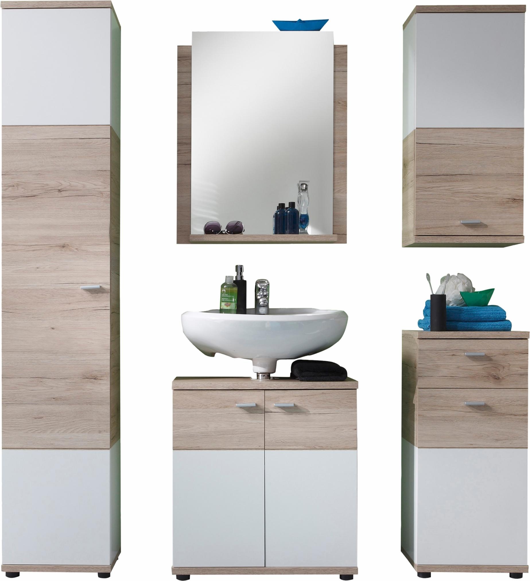 trendteam Badmöbel-Set Campus, (Set, 5 St.)