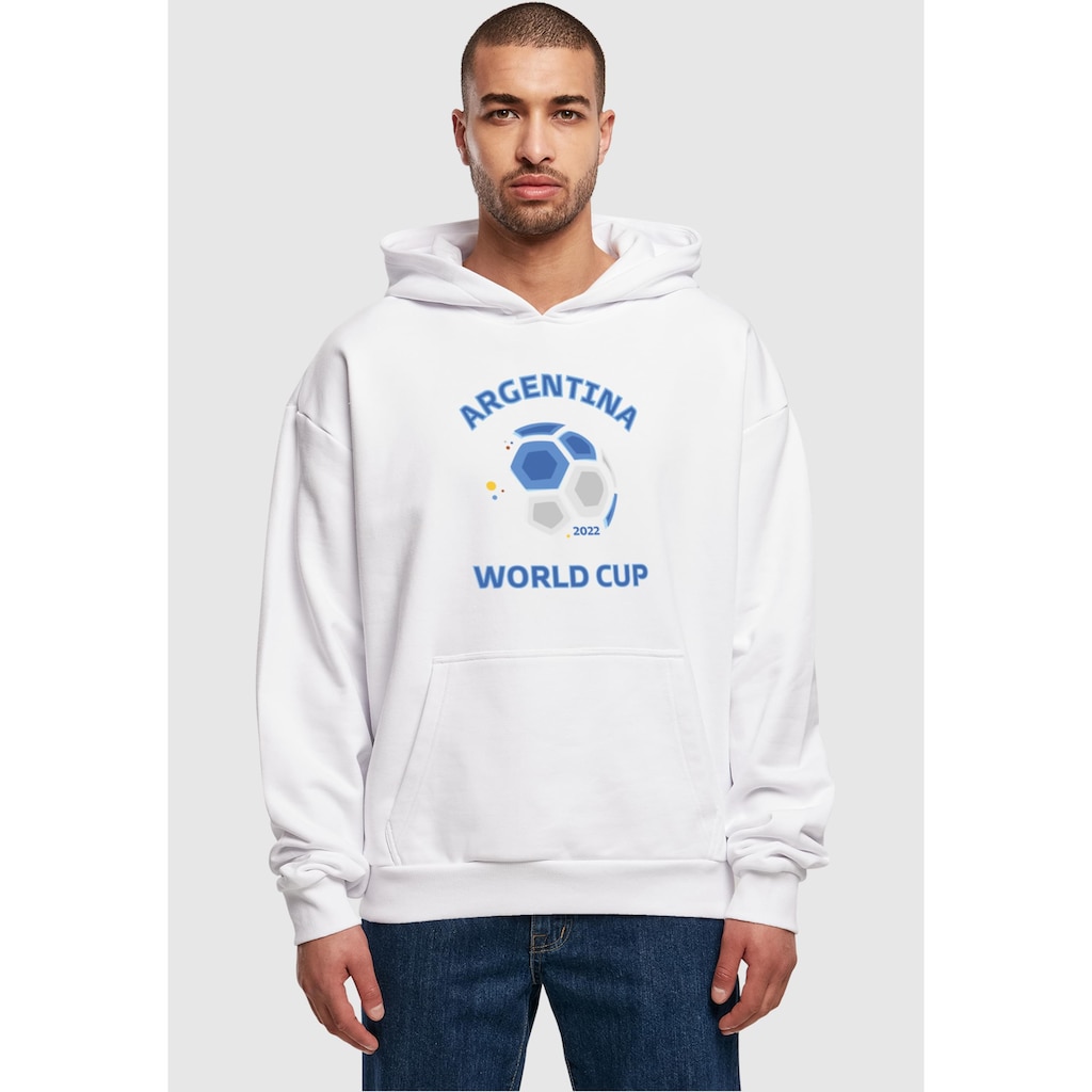 Merchcode Kapuzensweatshirt »Merchcode Herren Argentina World Cup Ultra Heavy Hoody«, (1 tlg.)
