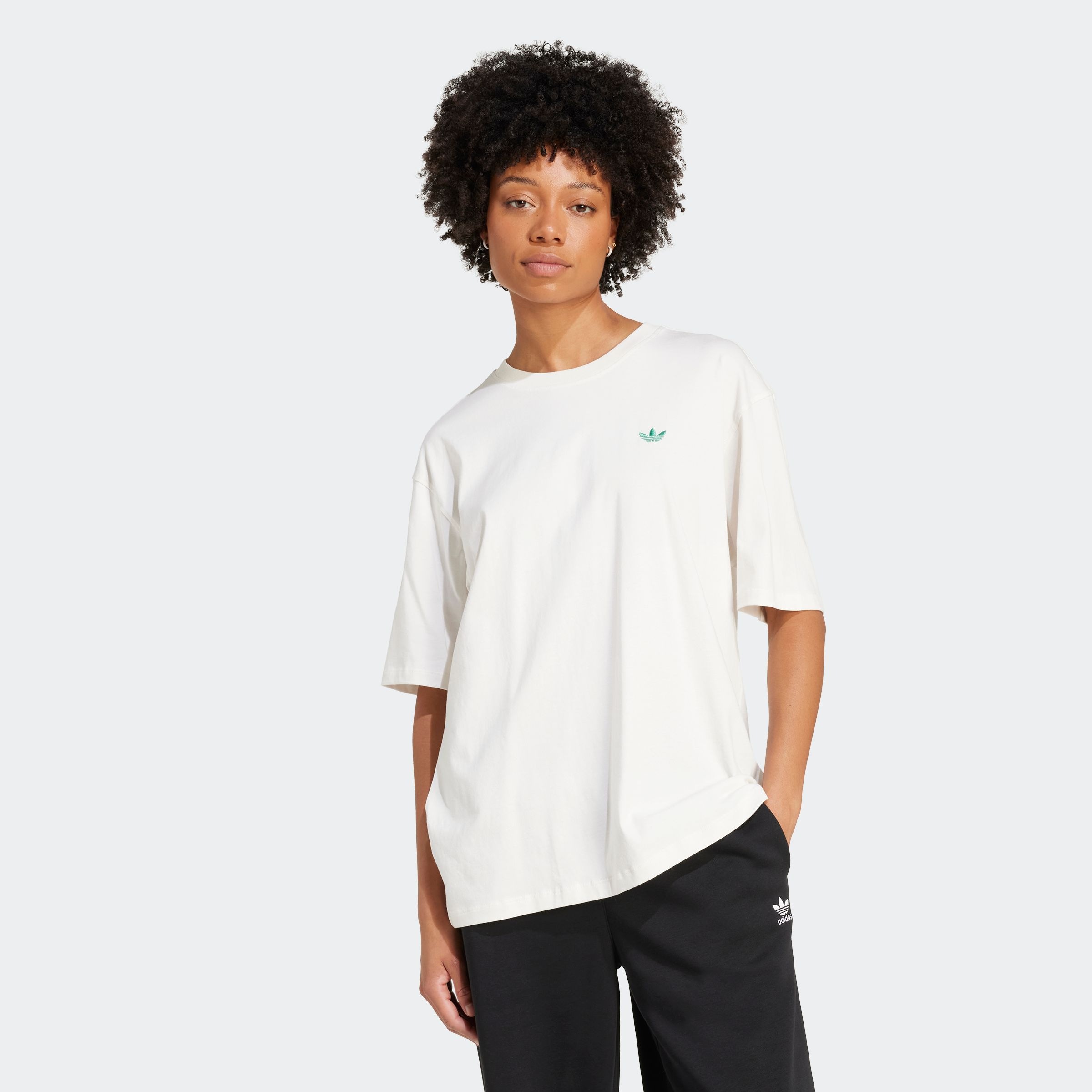 adidas Originals T-Shirt "RETRO TENNIS BOYFRIEND" sportlicher Stil, lockere günstig online kaufen