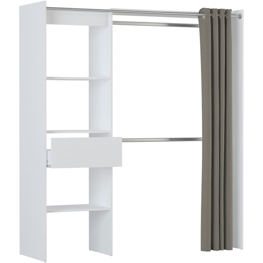 Demeyere GROUP Vorhang-Schrank »Garderobenschrank, inklusive Vorhang, passt in jeden Raum«