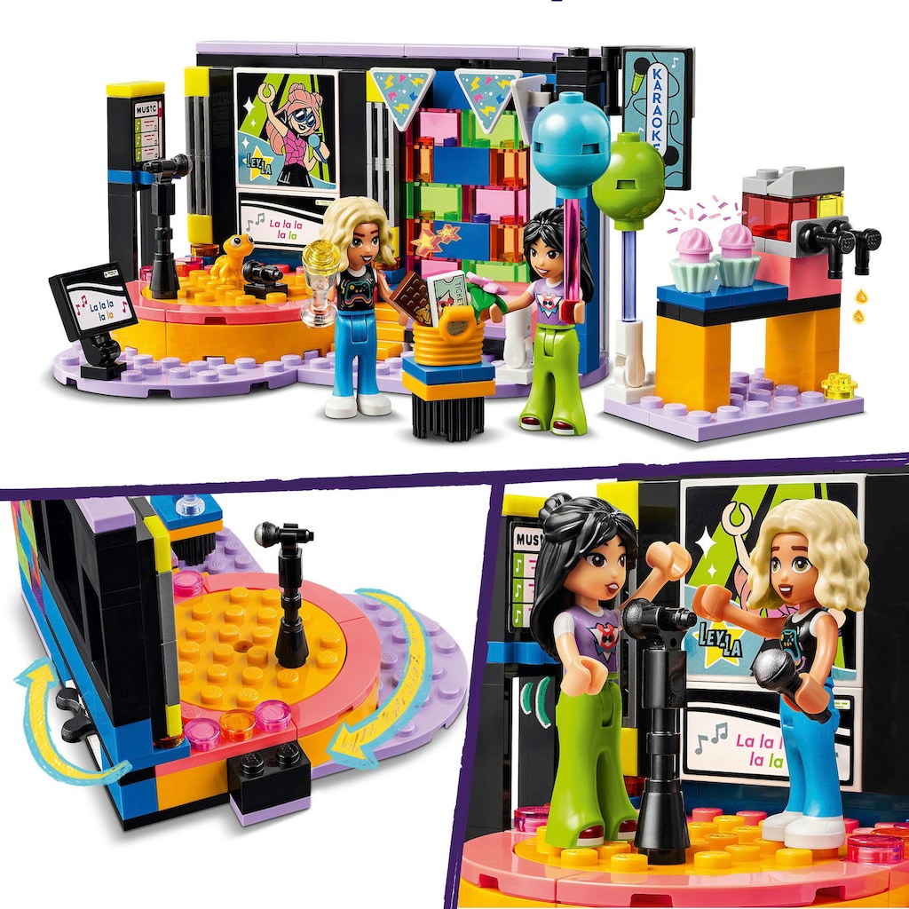 LEGO® Konstruktionsspielsteine »Karaoke-Party (42610), LEGO Friends«, (196 St.), Made in Europe