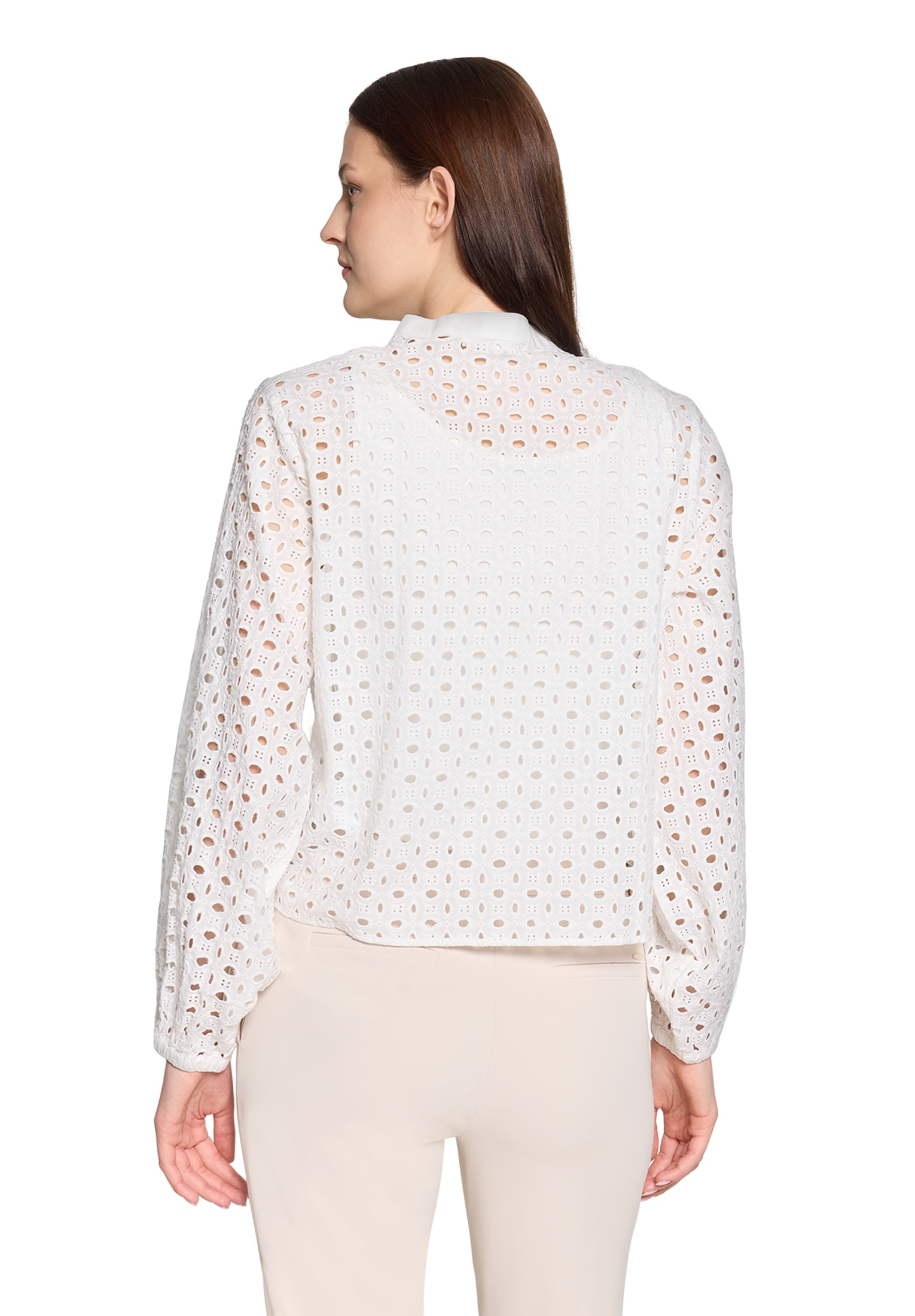 Betty&Co Spitzenbluse »Damen mit Stehkragen«