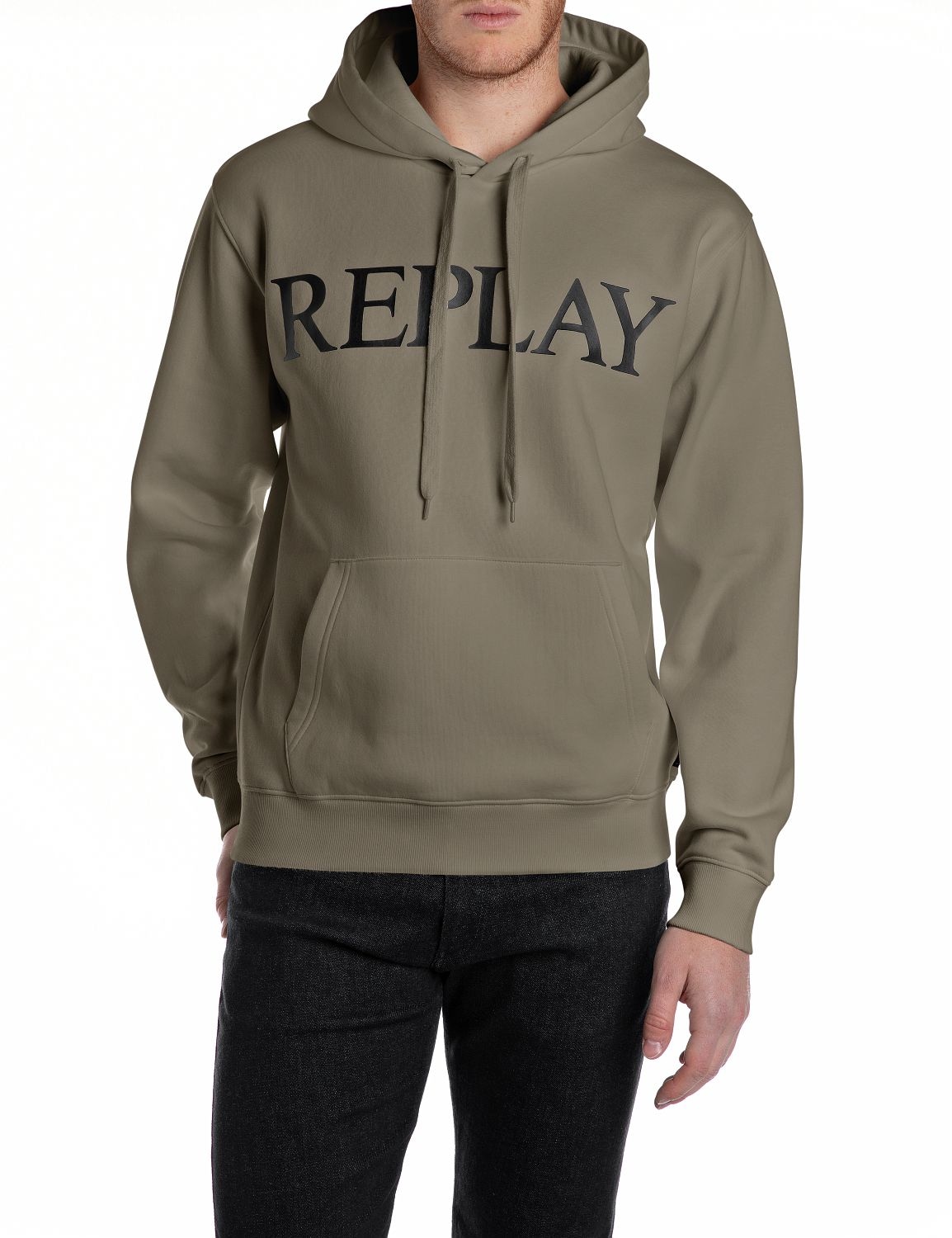 Replay Kapuzensweatshirt, mit großem Markenprint vorn günstig online kaufen