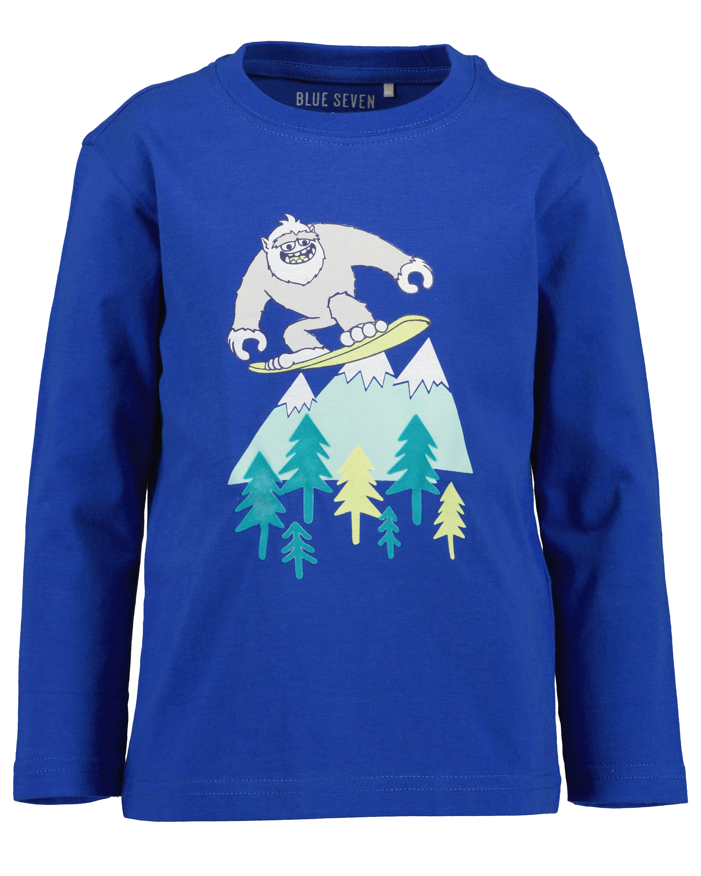 Blue Seven Langarmshirt Packung, 2 Stk. mit großen Comic-Frontmotiven