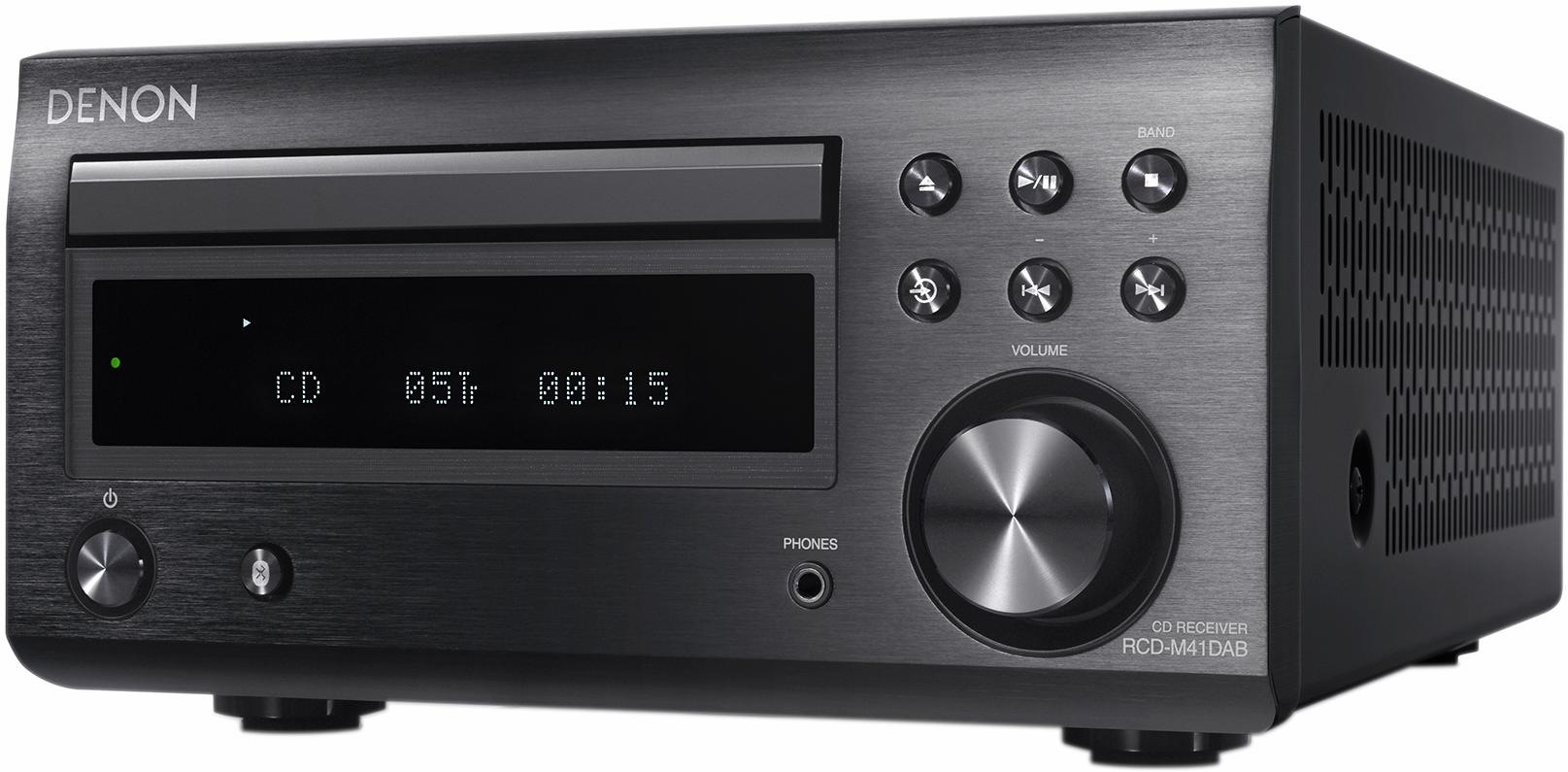 Denon Microanlage »D-M41«, (Bluetooth Digitalradio (DAB+)-FM-Tuner mit RDS 60 W), CD-Player, Bluetooth