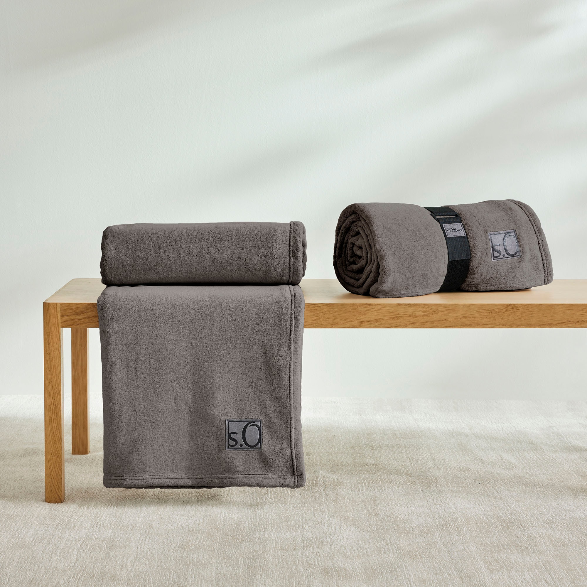 s.Oliver Wohndecke "s.Oliver Decke Kuschelsoft" 150 x 200 cm, in bunten Far günstig online kaufen