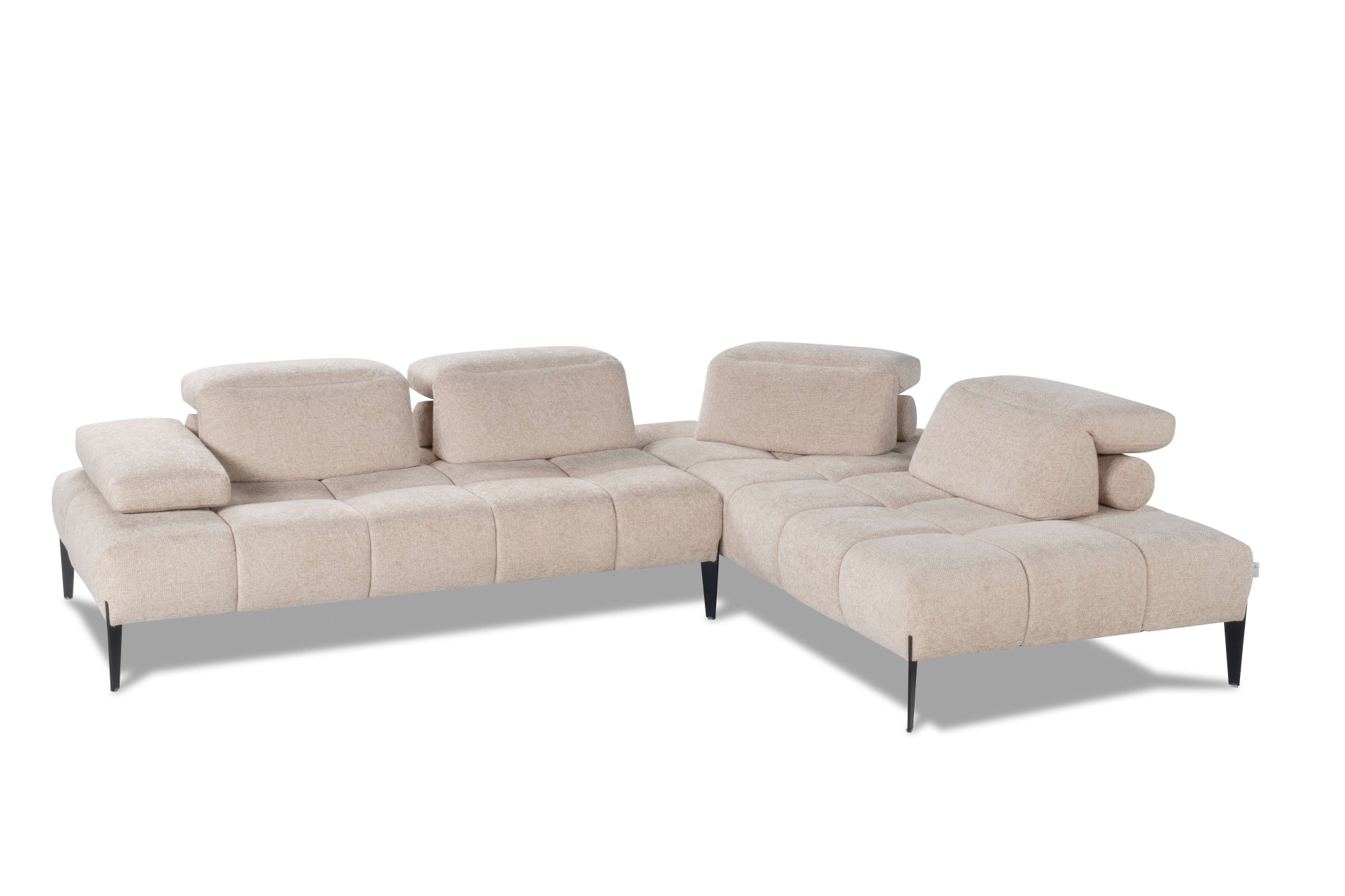 CALIA ITALIA Ecksofa "Skyline, Made in Italy, Design-Sofa, L-Form, mit Sitz günstig online kaufen