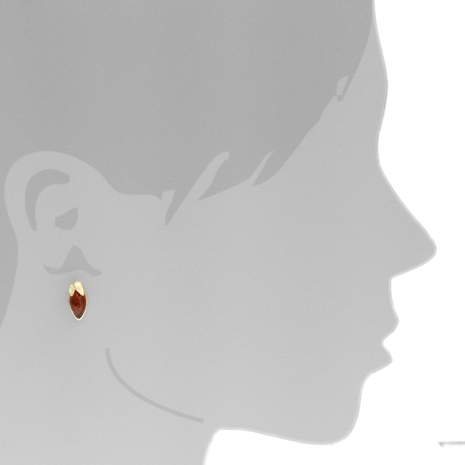 OSTSEE-SCHMUCK Paar Ohrstecker »Ostsee-Schmuck Ohrstecker Elina Ohrstecker Elina«, (2 tlg.)