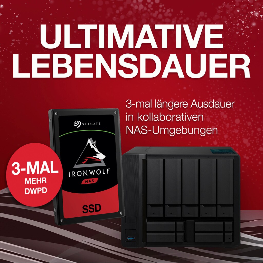 Seagate interne SSD »IronWolf 110«, 2,5 Zoll, Anschluss SATA III