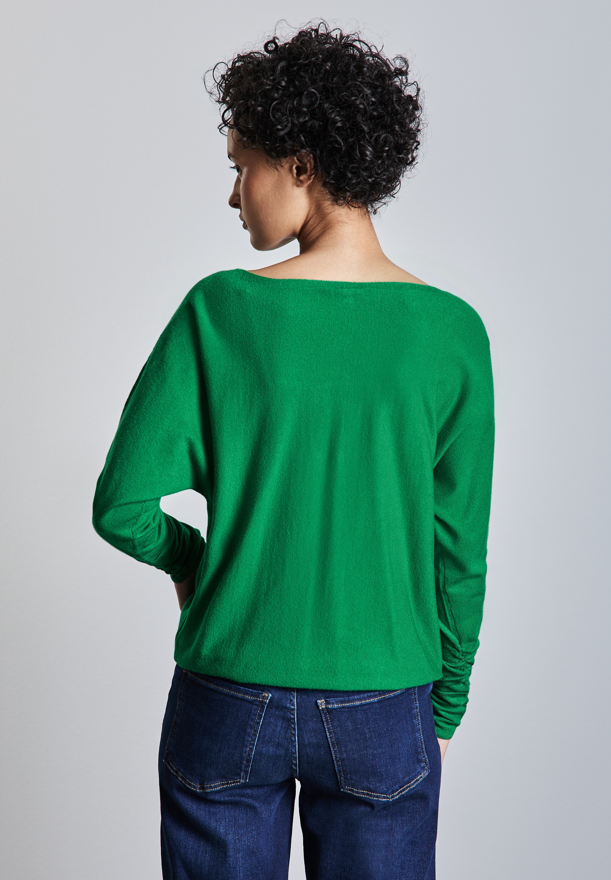 STREET ONE Strickpullover, aus softem Materialmix