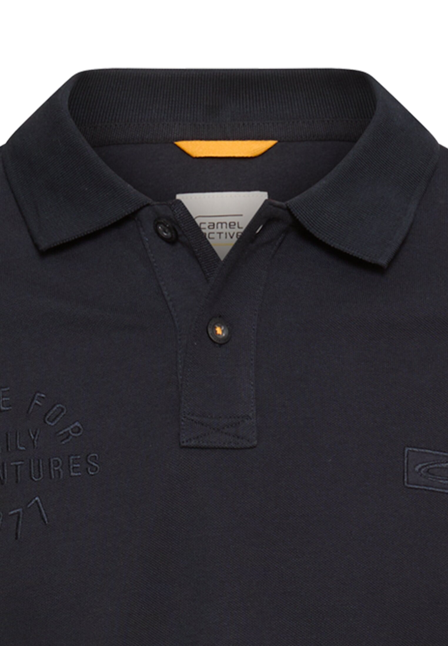 Thumbnail - camel active Poloshirt mit Stickerei auf der Brust