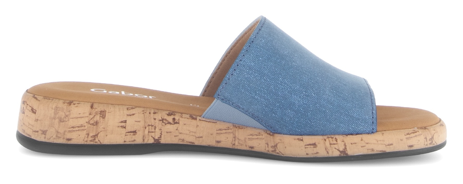 Gabor Pantolette »RHODOS«, Sommerschuh, Komfortschuh, kleiner Stretcheinsatz, Weite G (=weit)