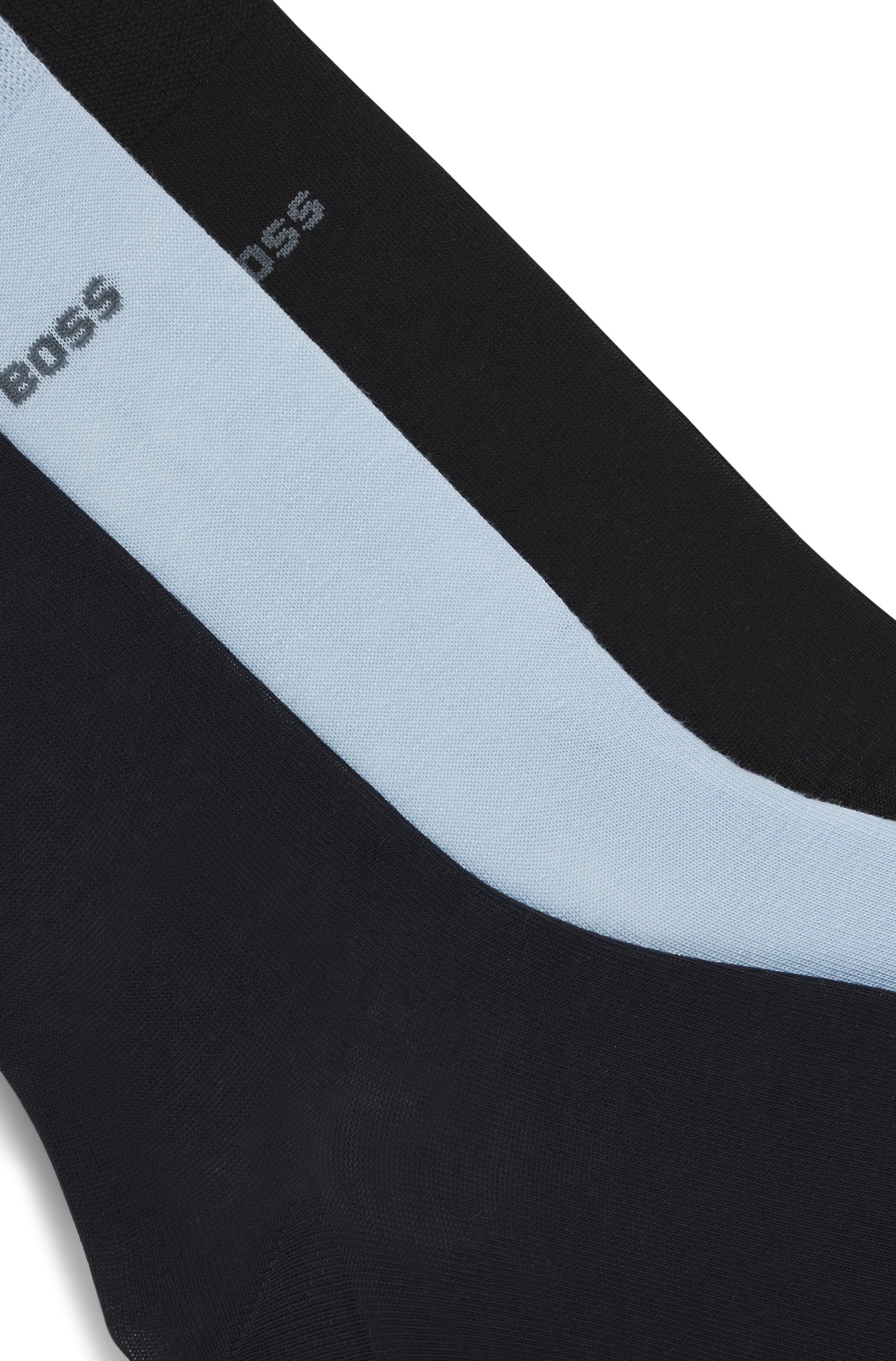 BOSS Basicsocken "3P RS Uni Colors", (3 Paar), mit eingenähtem Logoschriftz günstig online kaufen