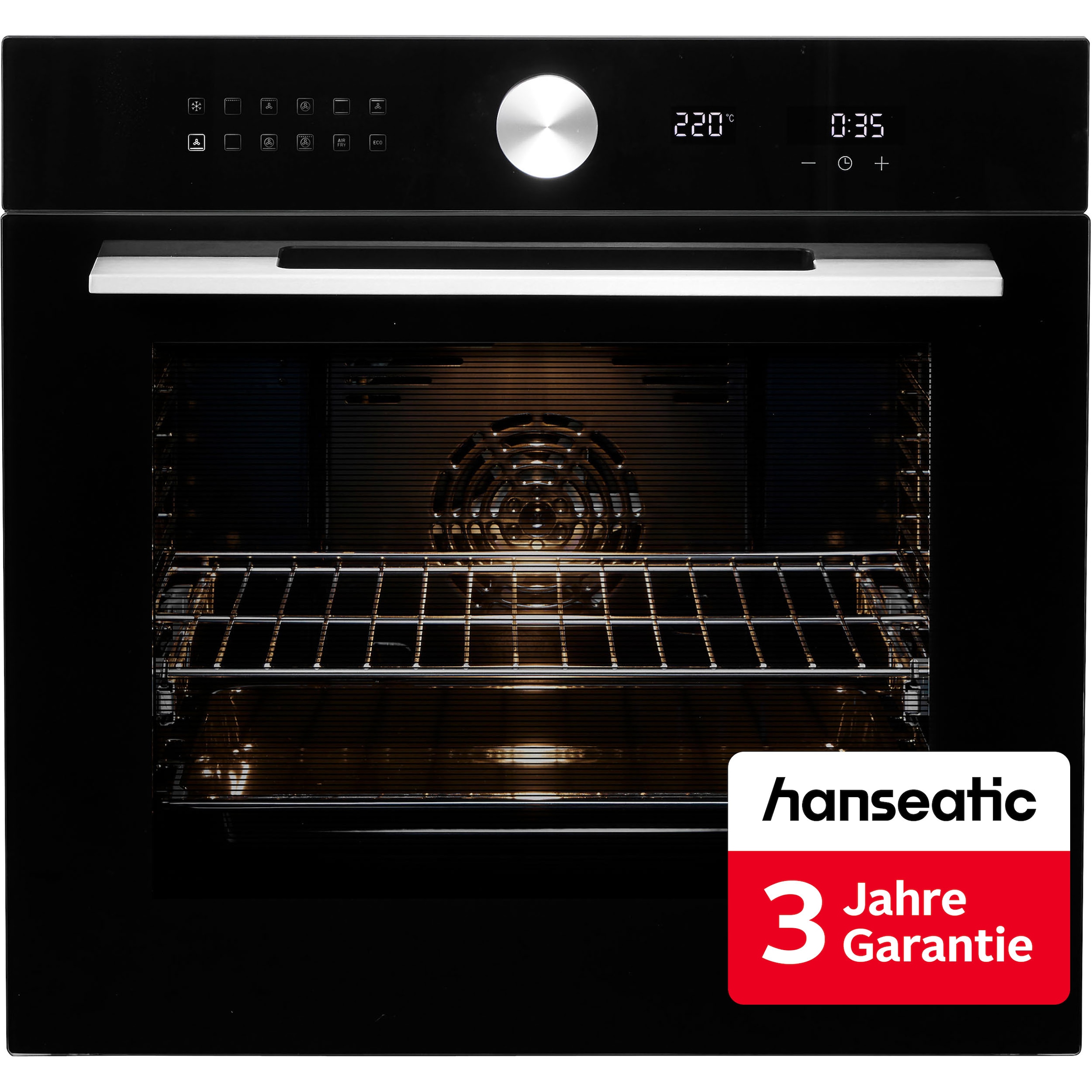 Hanseatic Backofen "HBO7212FA1" inkl. 3 Jahre Herstellergarantie