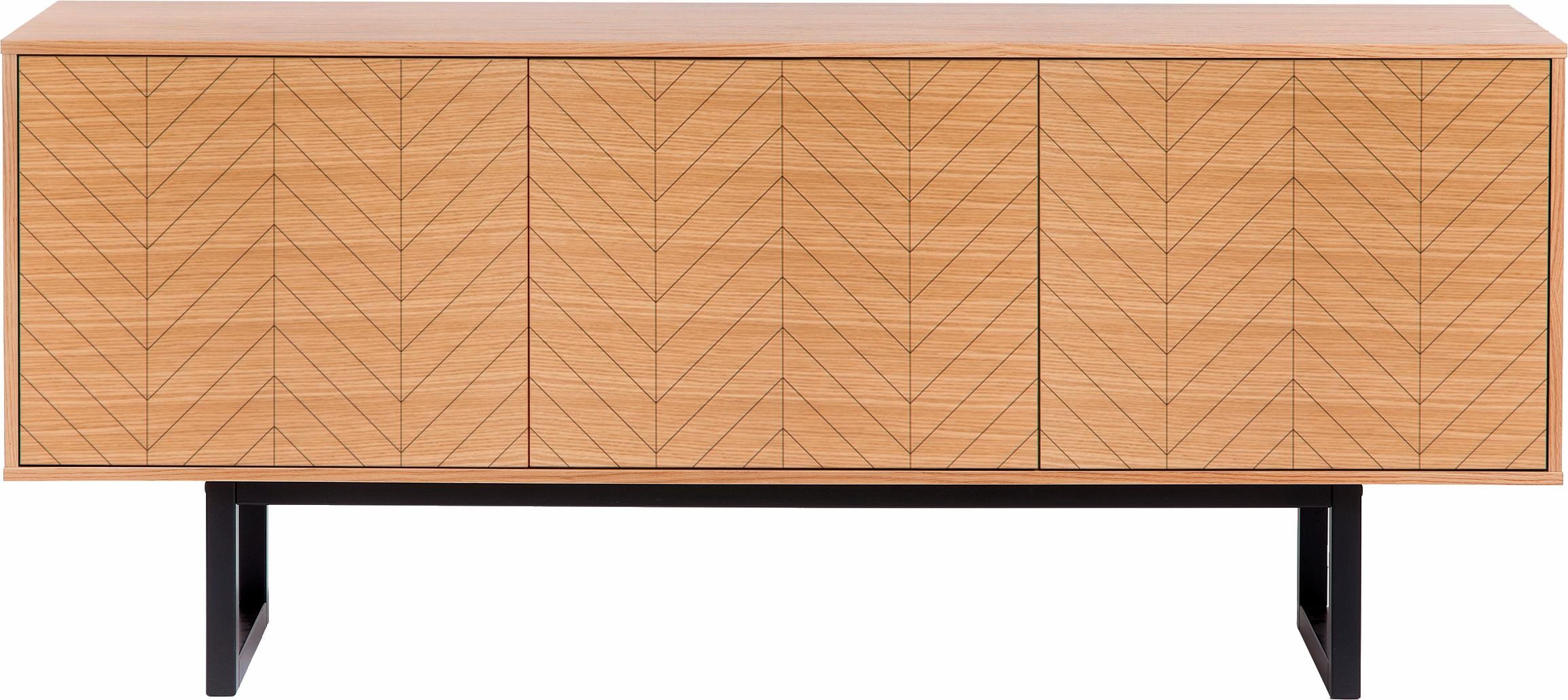 Woodman Sideboard »Noella«, Kommode im schlichten skandinavischen Design, Breite 175 cm