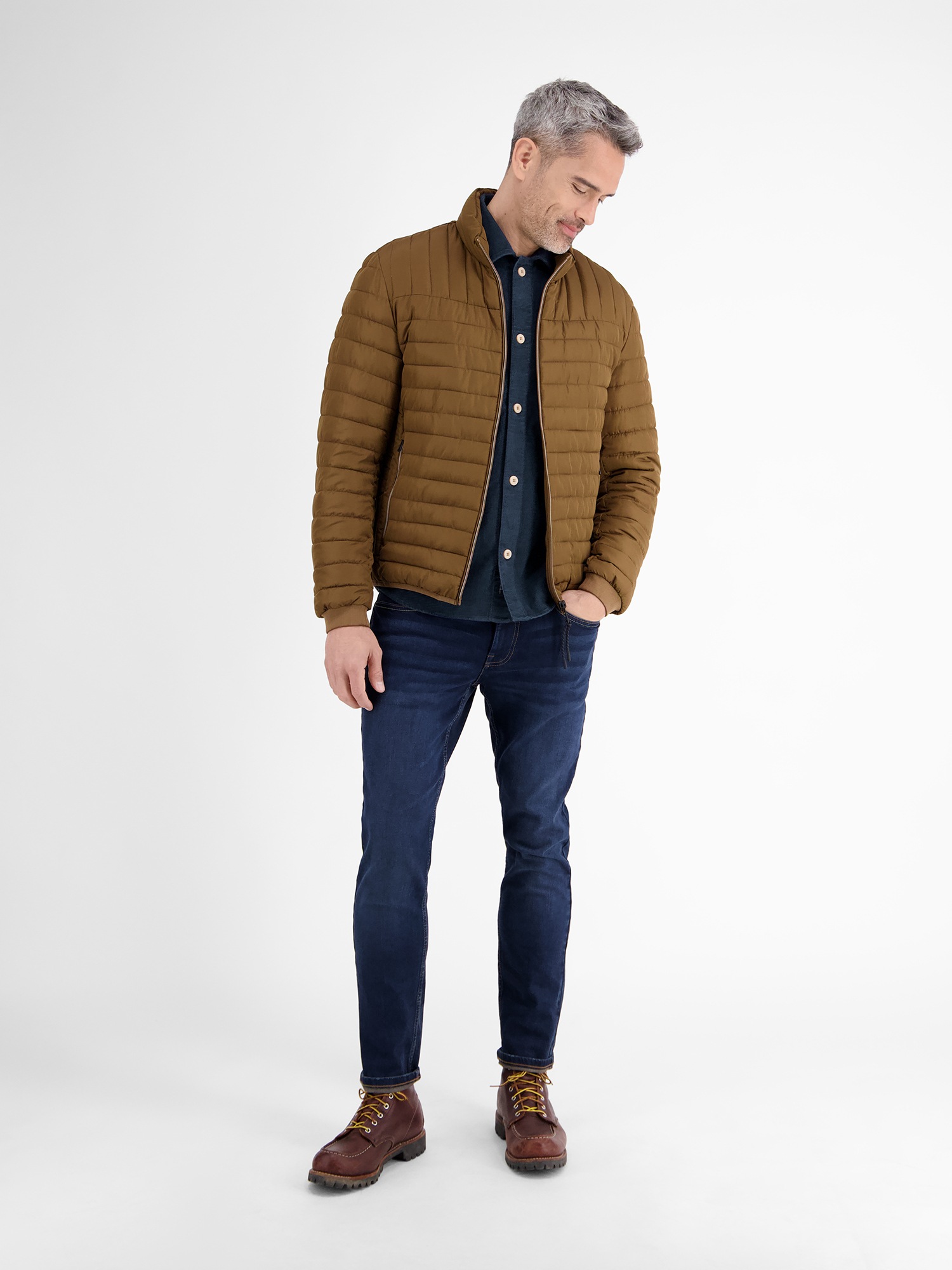 LERROS Langarmhemd »LERROS Modisches Cord-Overshirt«