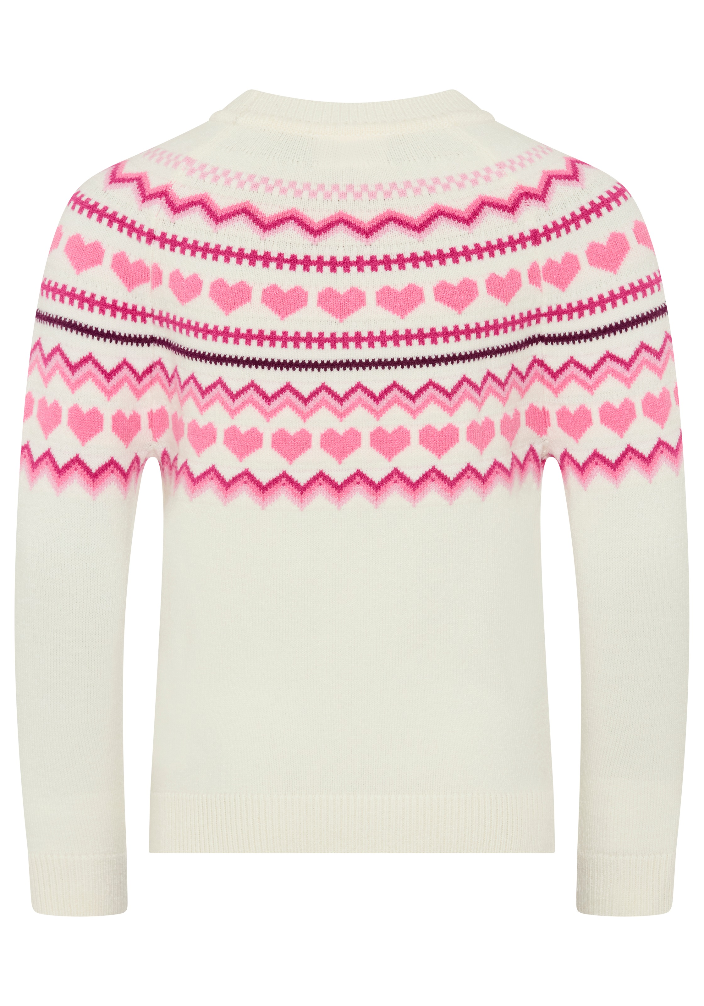 Scout Strickpullover »Jaccquard Pullover - Herzendesign - NEU von SCOUT« Herz-Jaccquard Pullover, kuschelig weich, elastisches Strickmaterial